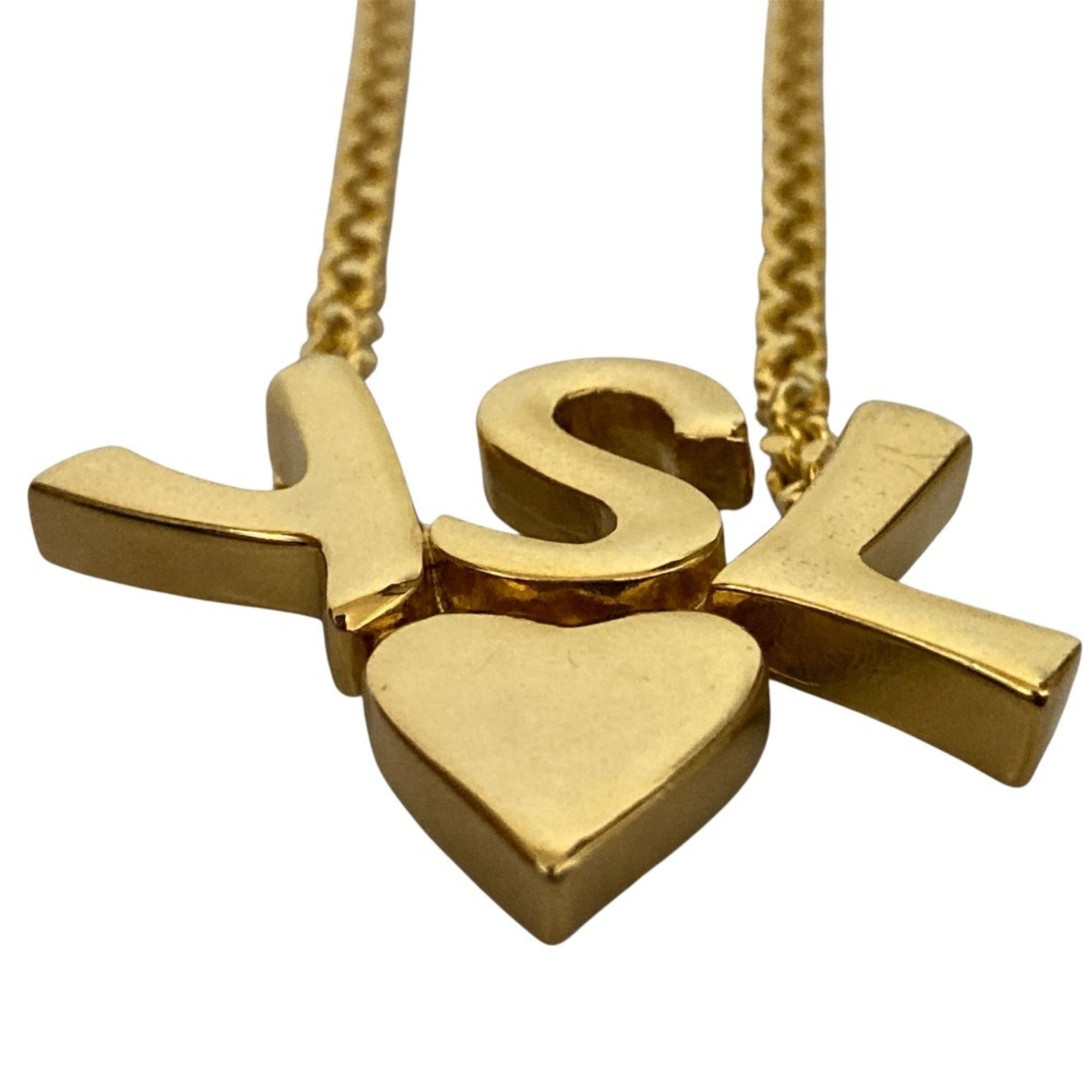Heart Pendant Necklace Gold