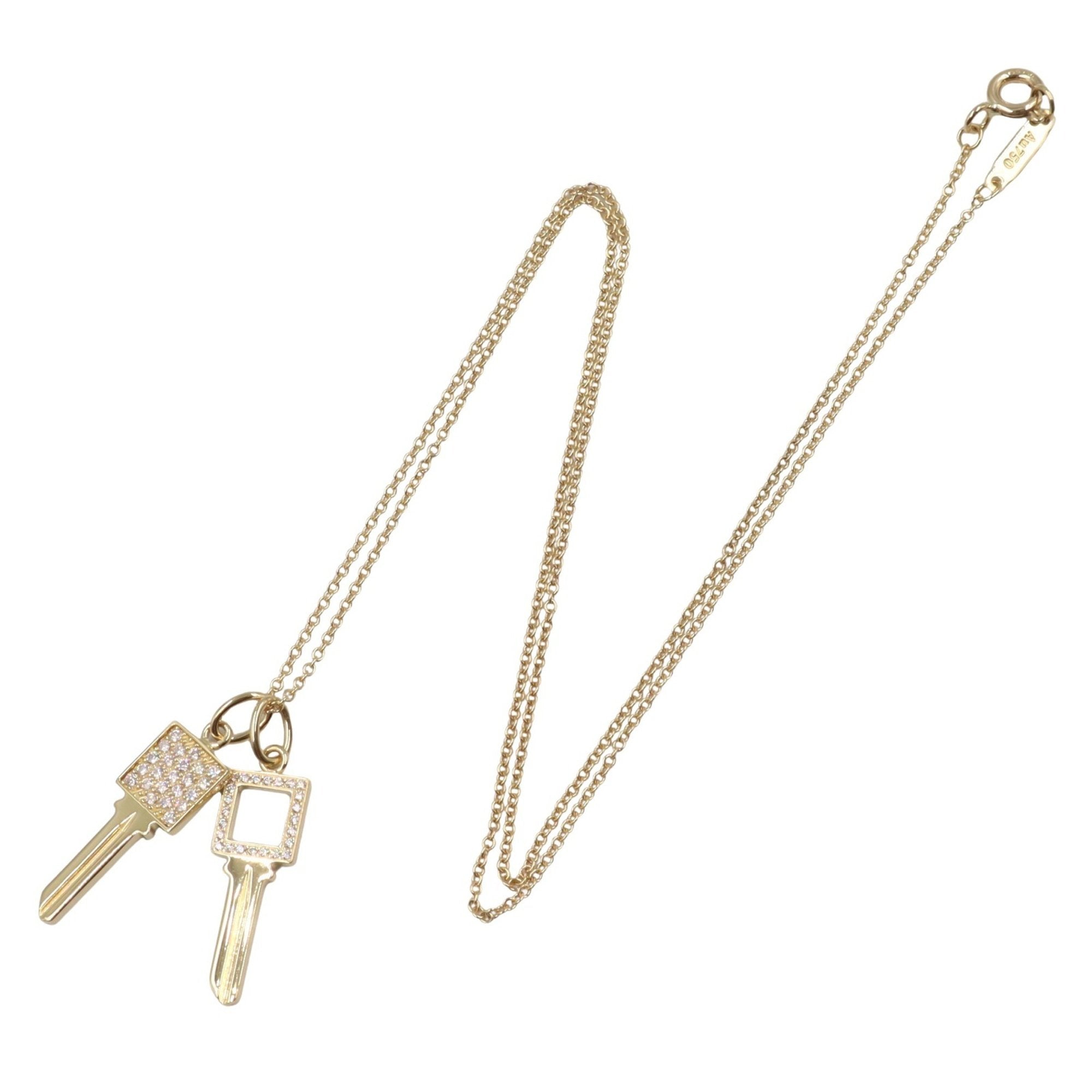 Pendant Necklace 18K Yellow Gold with Diamond