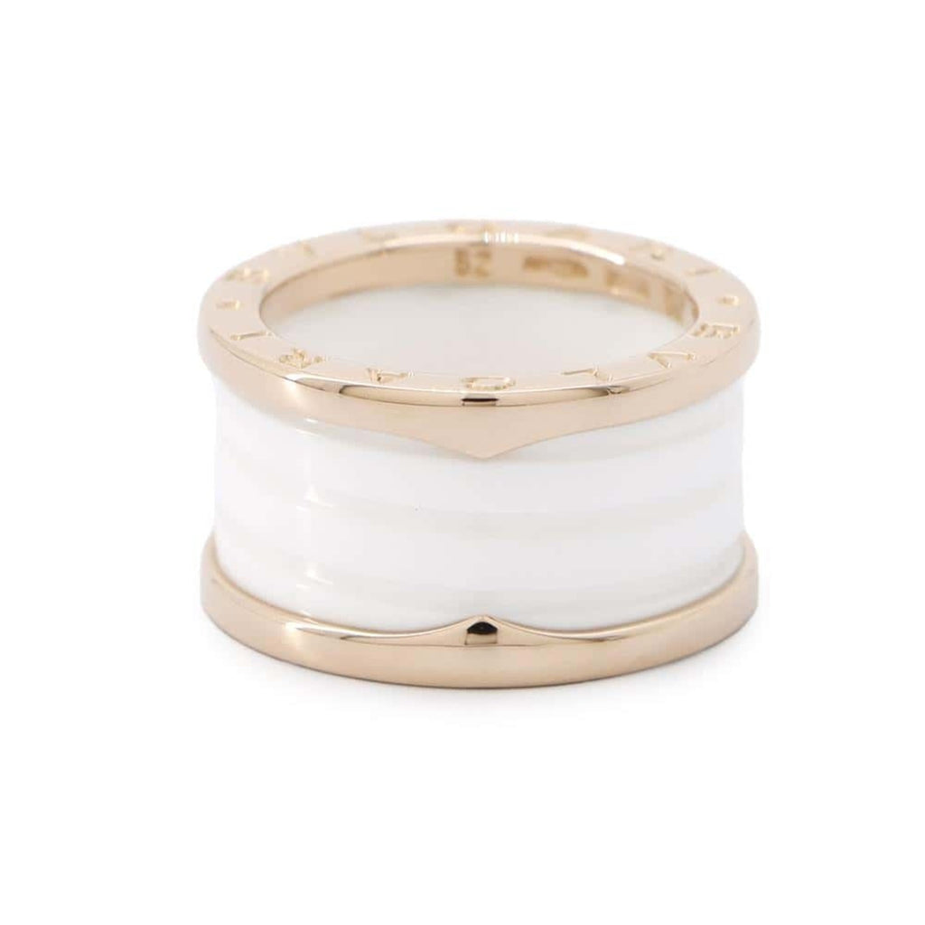 B.Zero1 Four Band Ring 18K Rose Gold and Ceramic