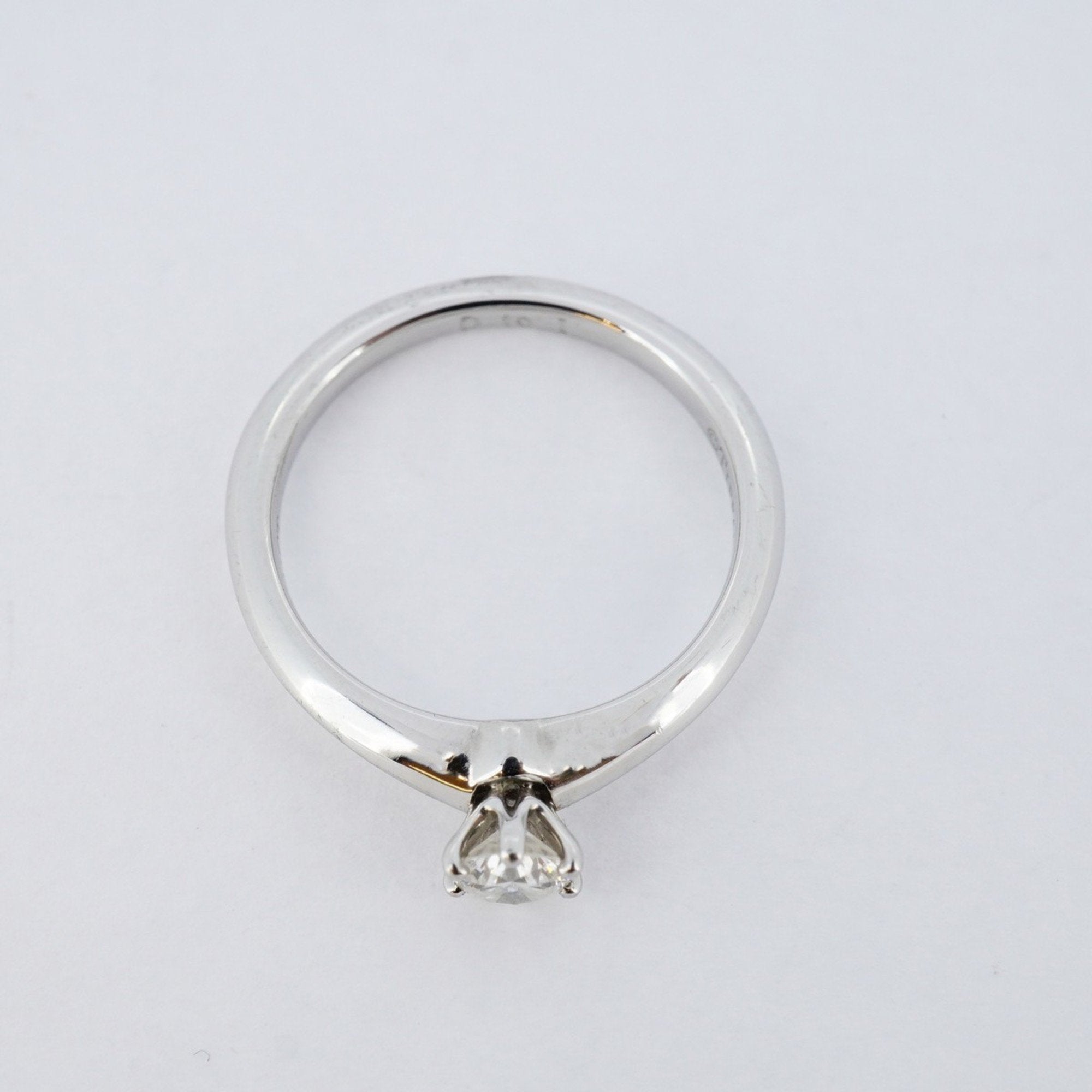 Solitaire Ring Platinum with Diamond