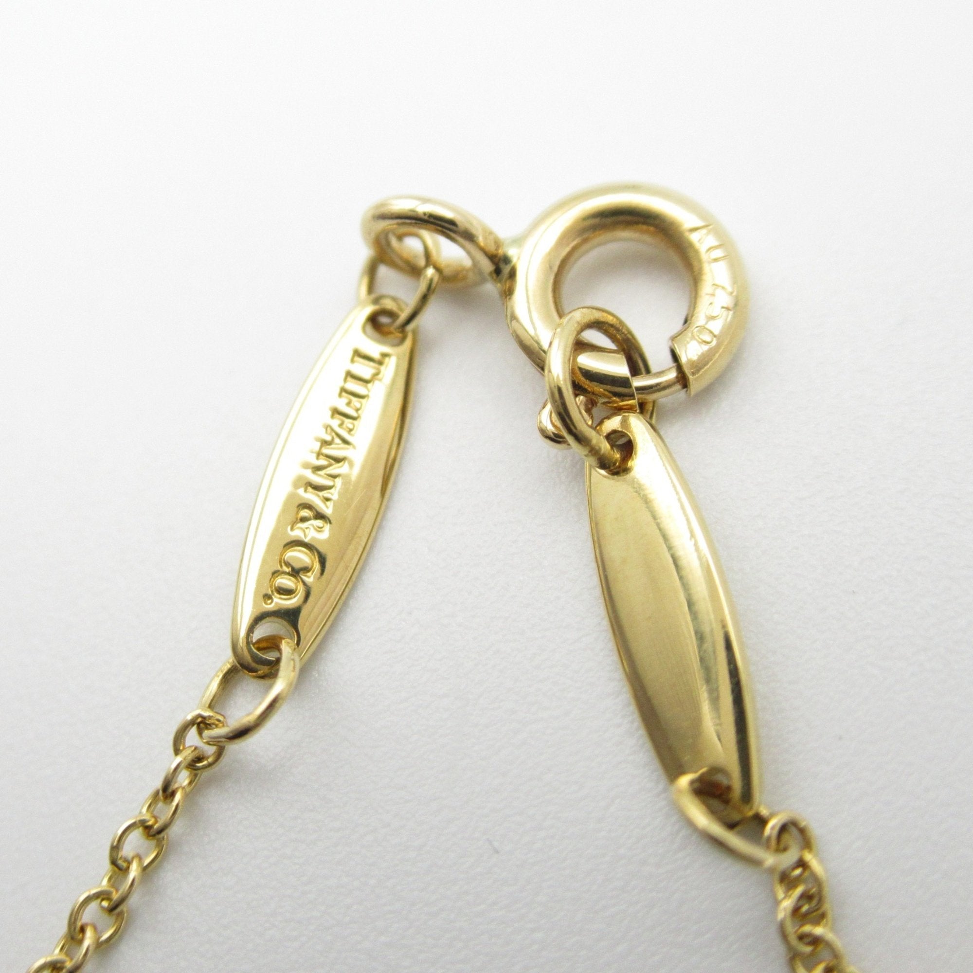 Elsa Peretti Diamonds By The Yard Pendant Necklace 18K Yellow Gold and Diamond