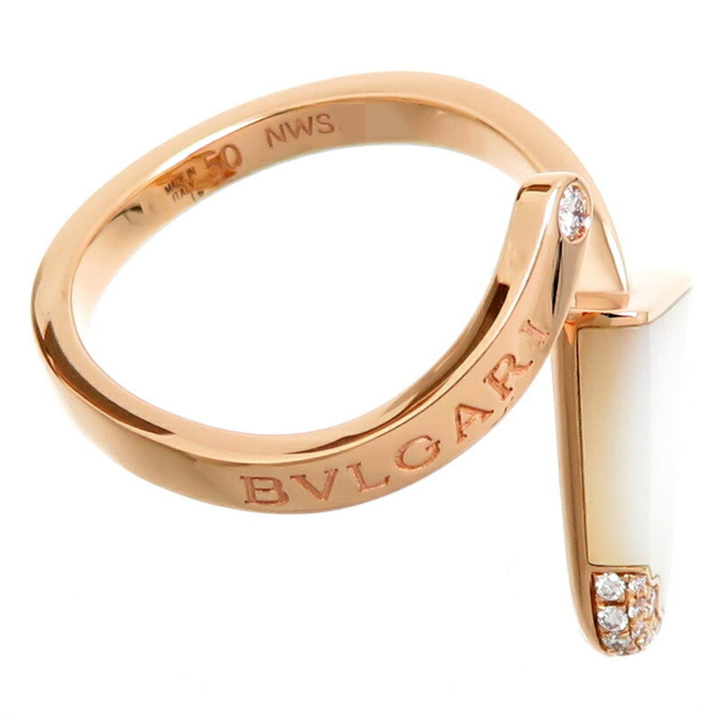 Band Ring 18K Rose Gold with Diamond