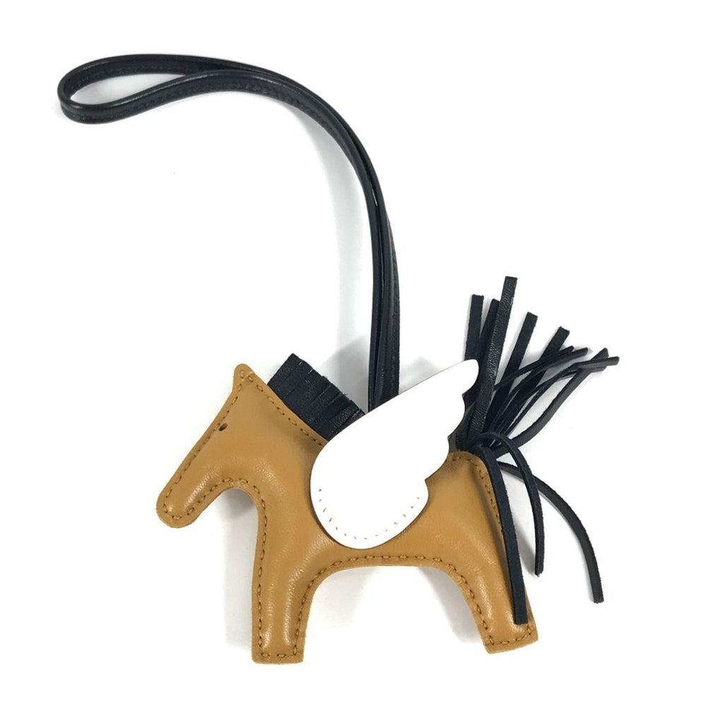 Pegasus Charm Agneau Milo Beige Mini Handbag Charm