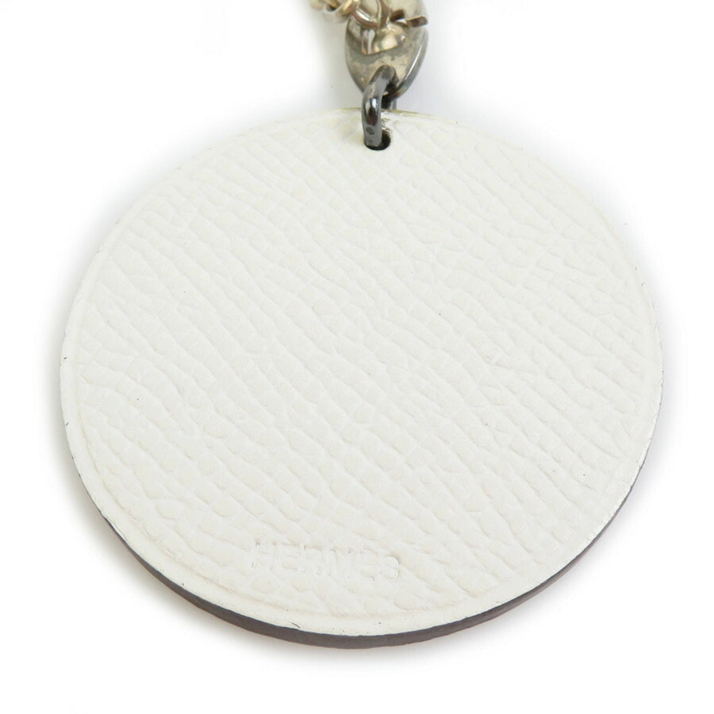 Reindeer Charm Leather and Sterling Silver Handbag Charm