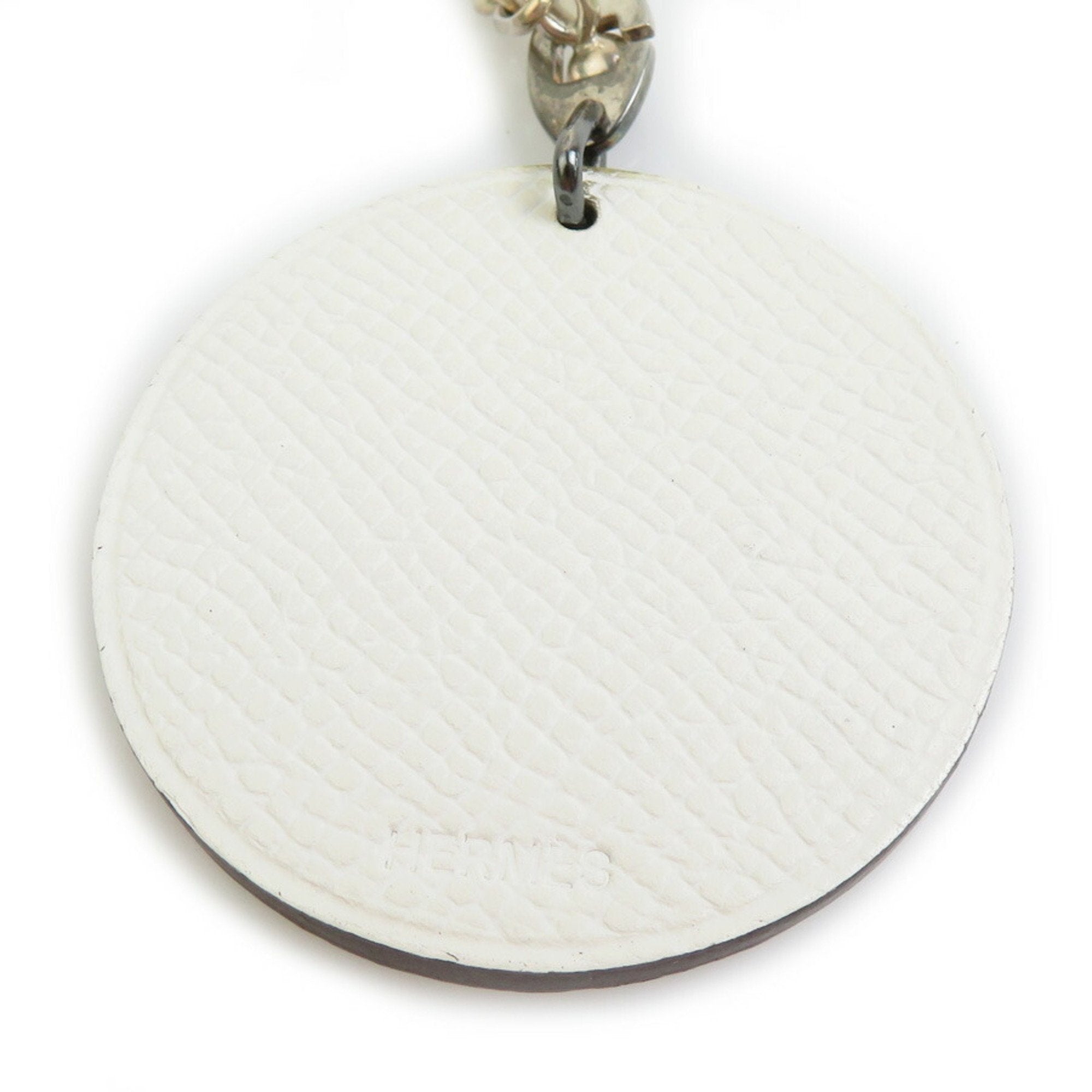 Reindeer Charm Leather and Sterling Silver Handbag Charm