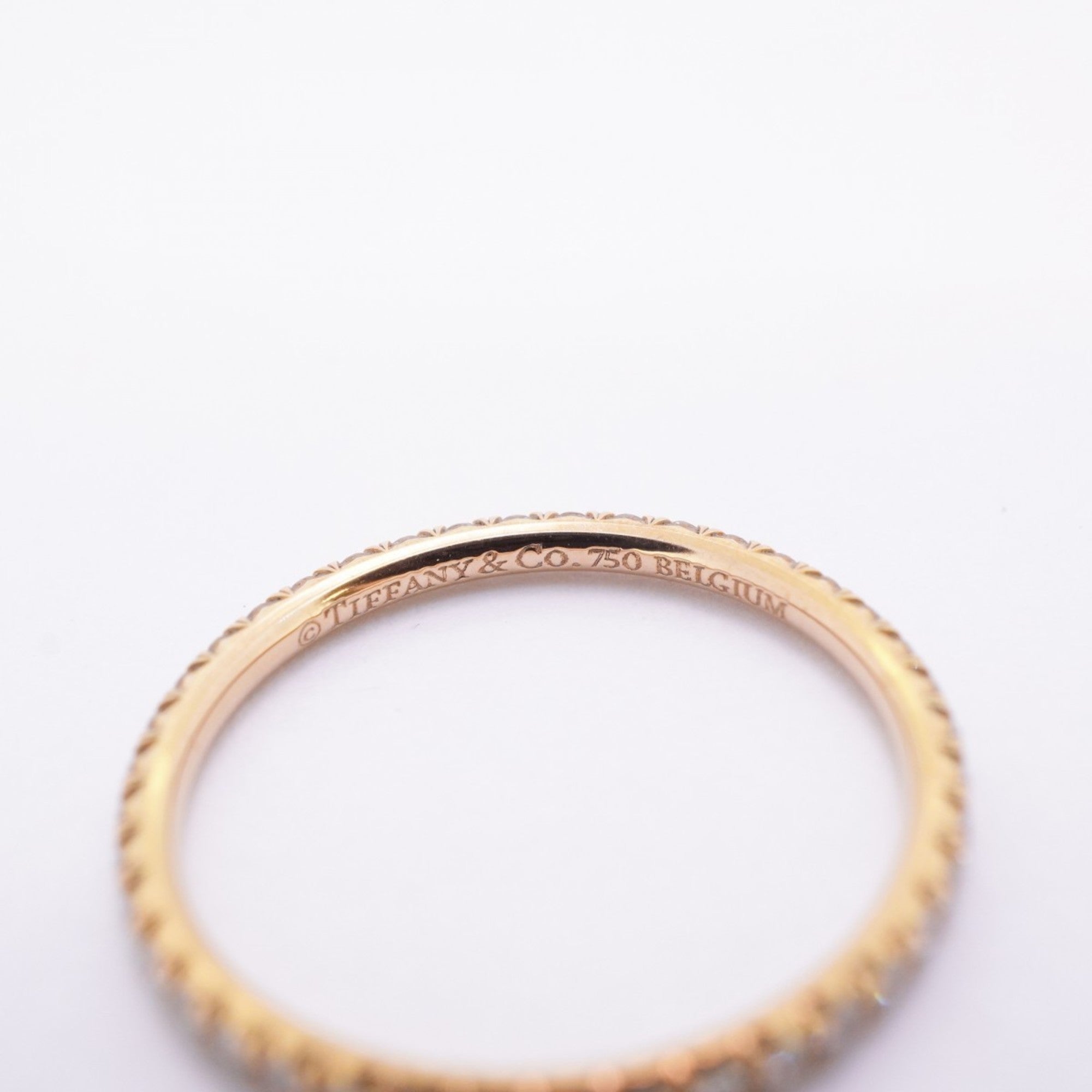Band Ring 18K Rose Gold with Diamond