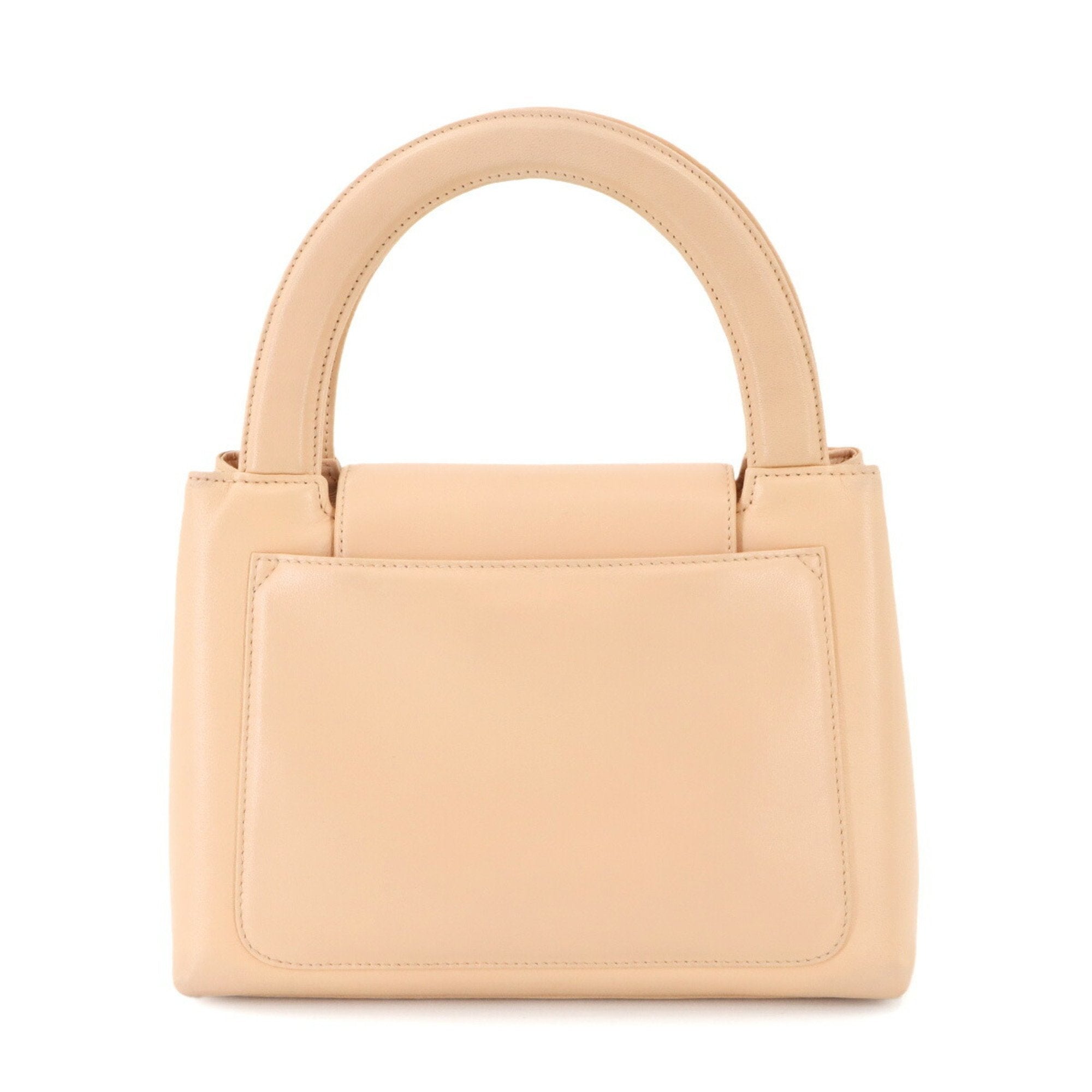 Vintage Top Handle Flap Bag Caviar Small