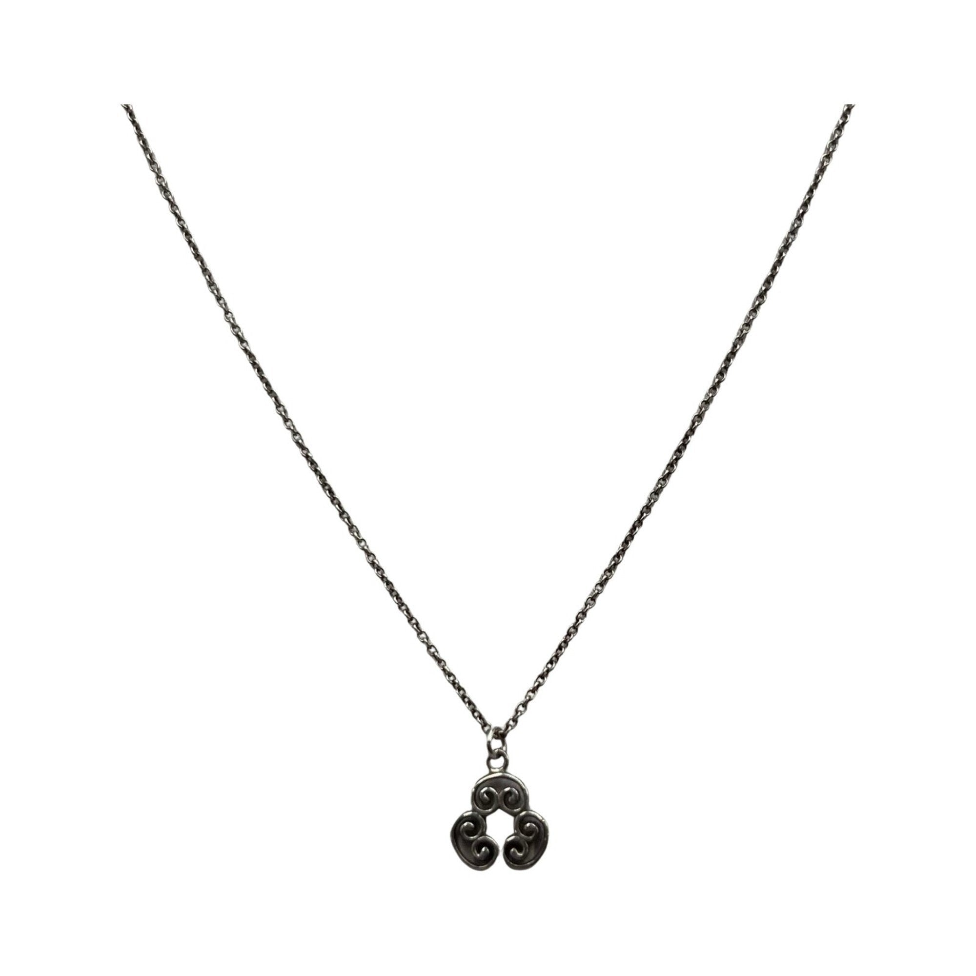 Goldoni Triplo Pendant Necklace Sterling Silver