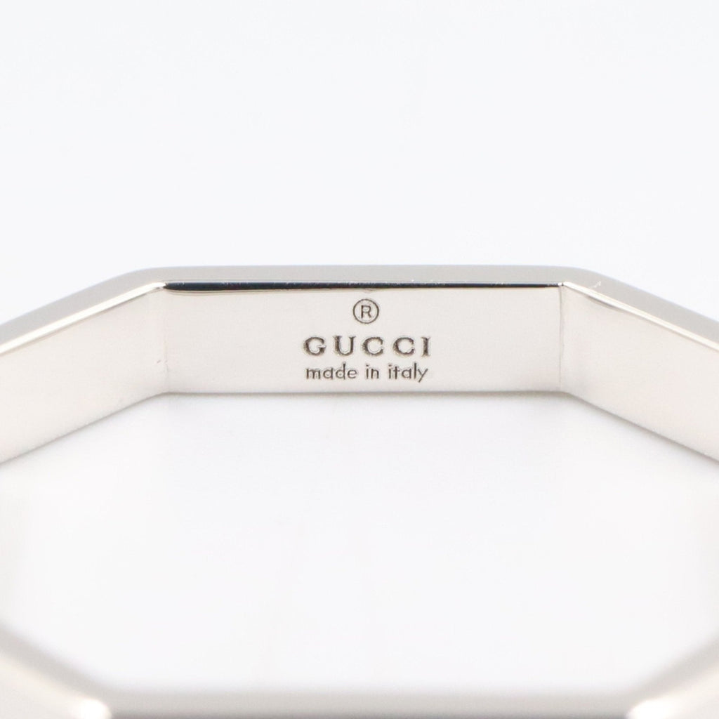 Octagon Ring 18K White Gold