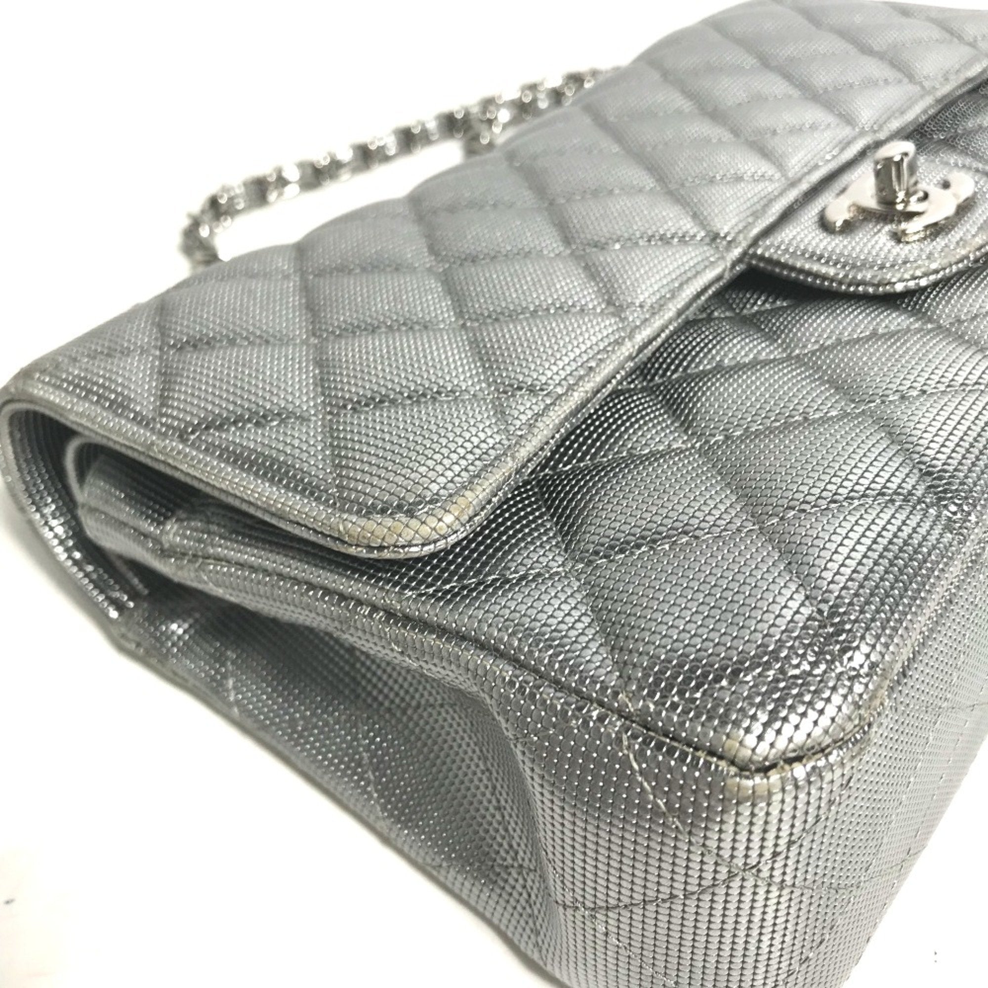 Classic Double Flap Bag Pixel Effect Quilted Calfskin Medium