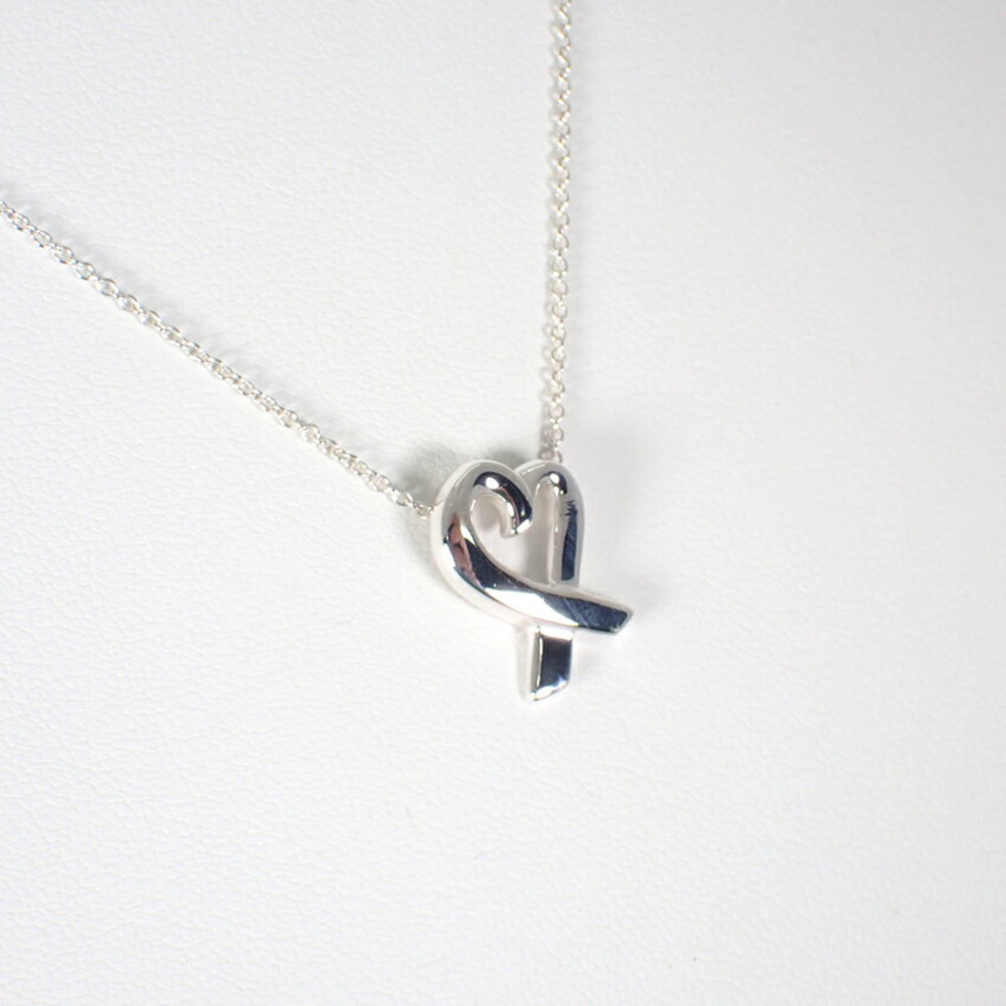 Loving Heart Pendant Necklace Sterling Silver