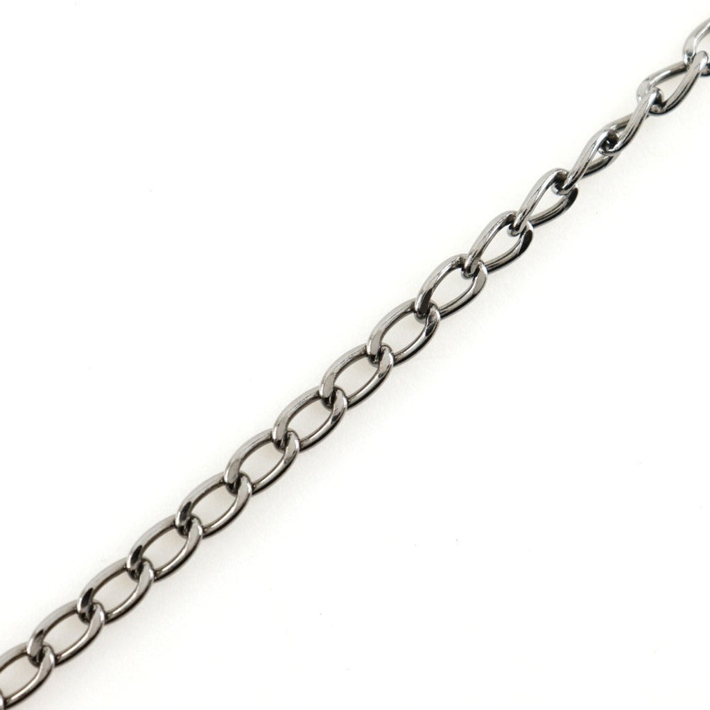 CC Logo Pendant Necklace Sterling Silver