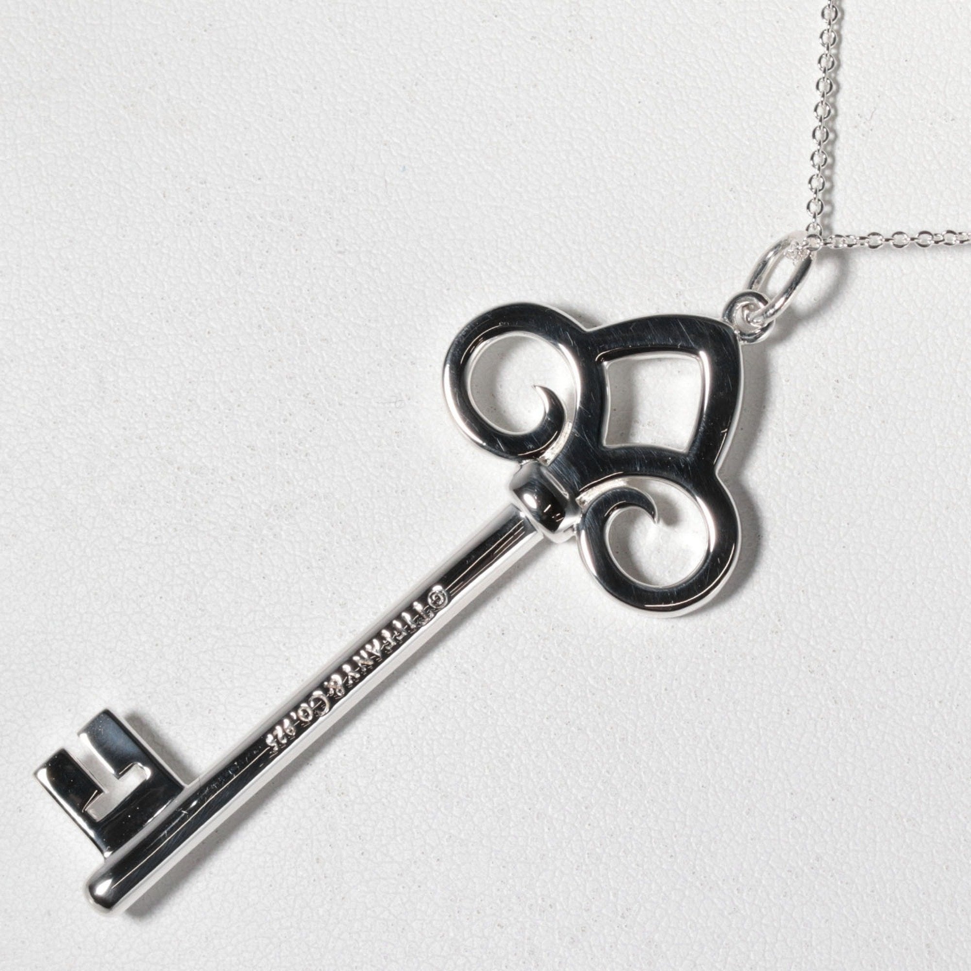 Fleur De L'Ski Pendant Necklace Sterling Silver