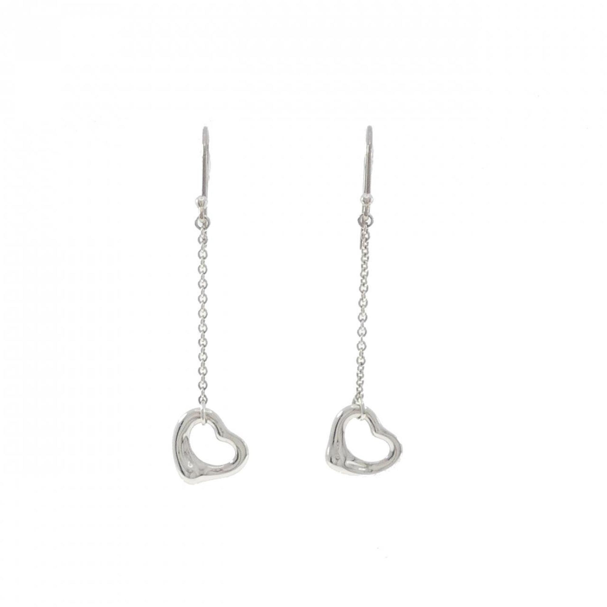 Open Heart Earrings Sterling Silver Sterling Silver