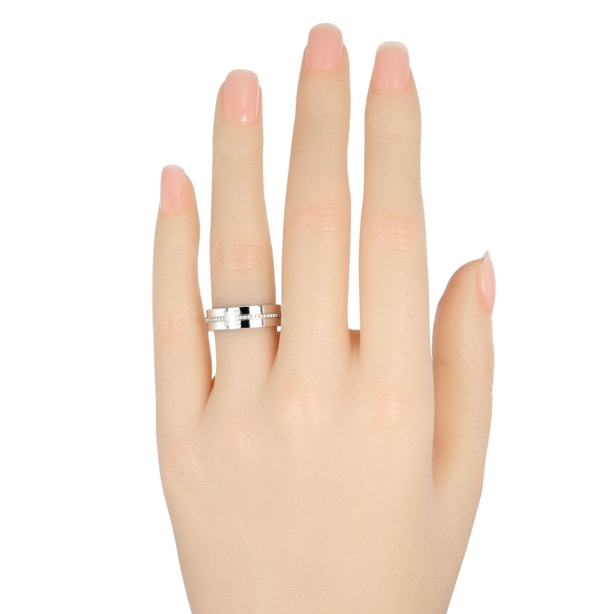 Ring 18K White Gold with Diamond