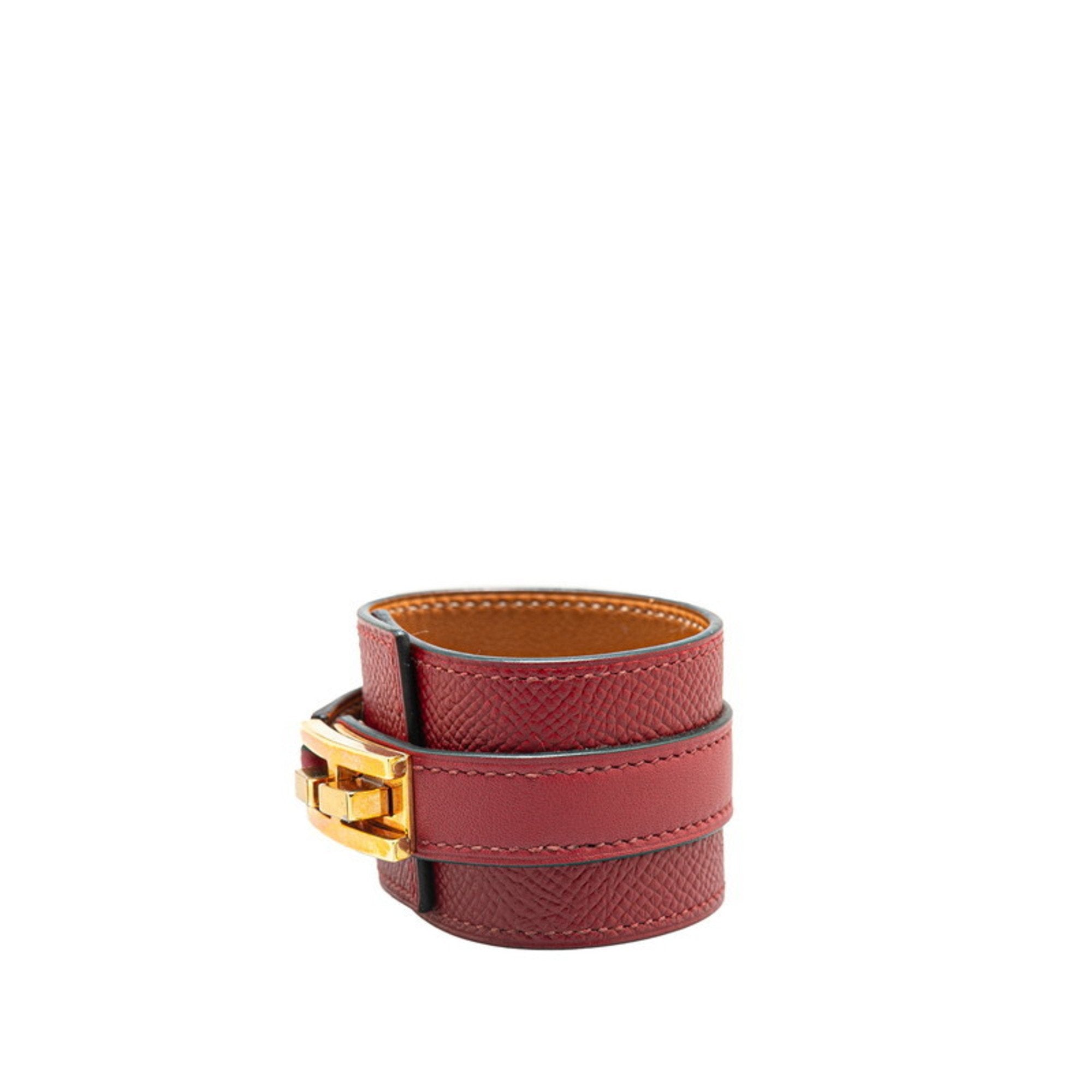 Bracelet Epsom Leather Red