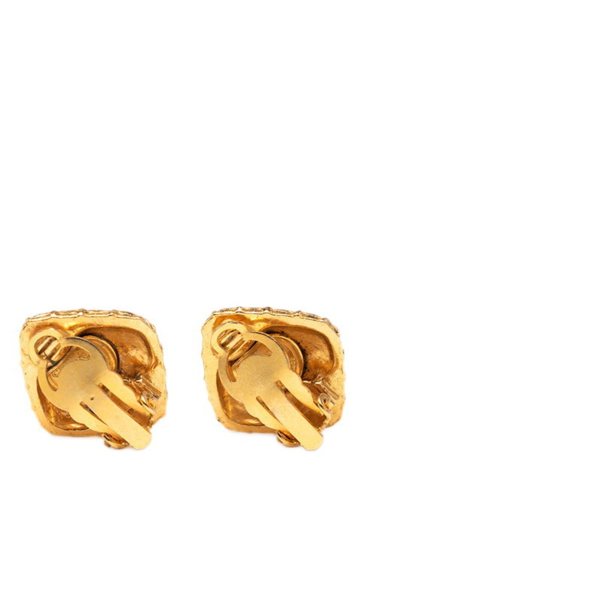 Earrings Gold-Tone Metal