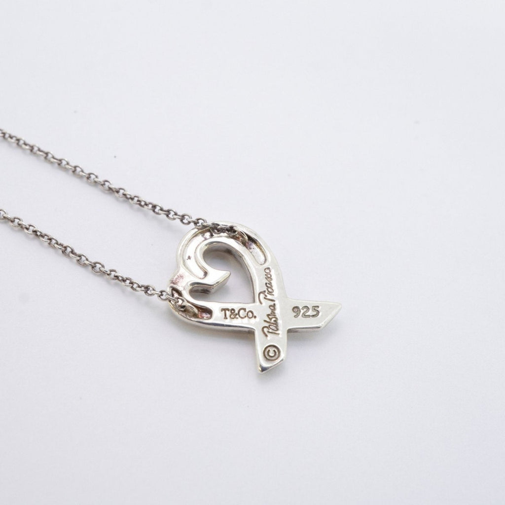 Loving Heart Pendant Necklace Sterling Silver