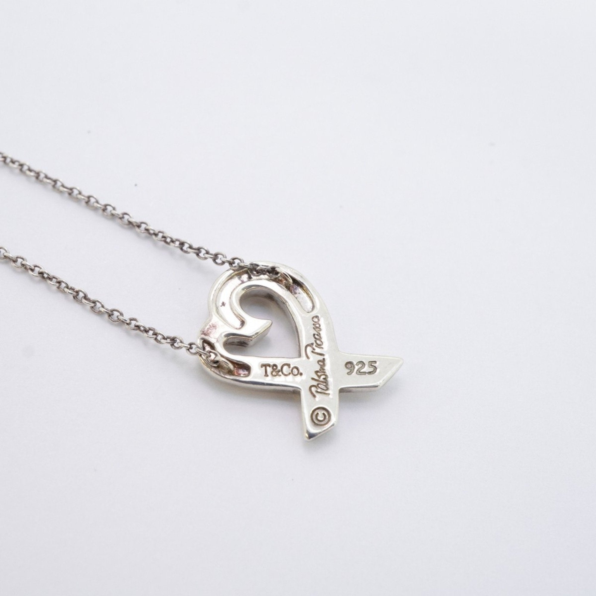 Loving Heart Pendant Necklace Sterling Silver