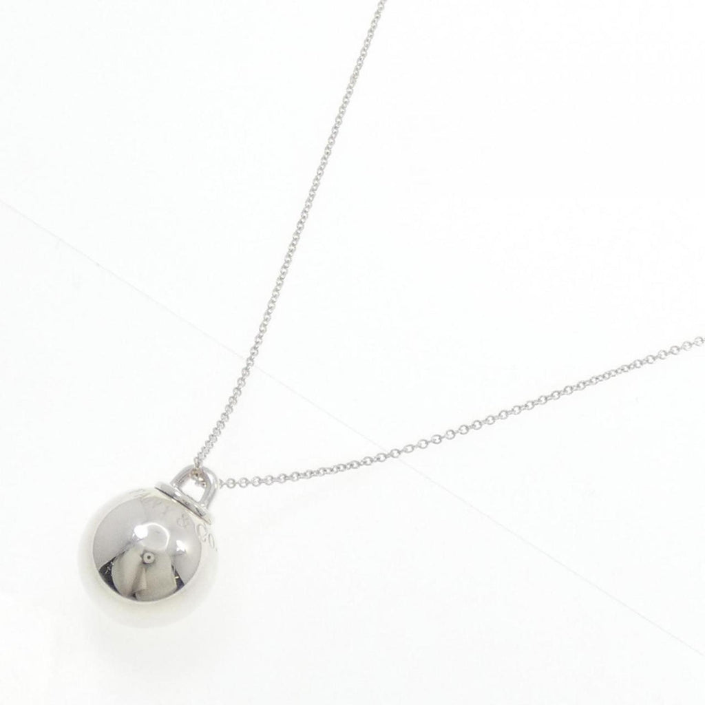 Ball Pendant Necklace Sterling Silver