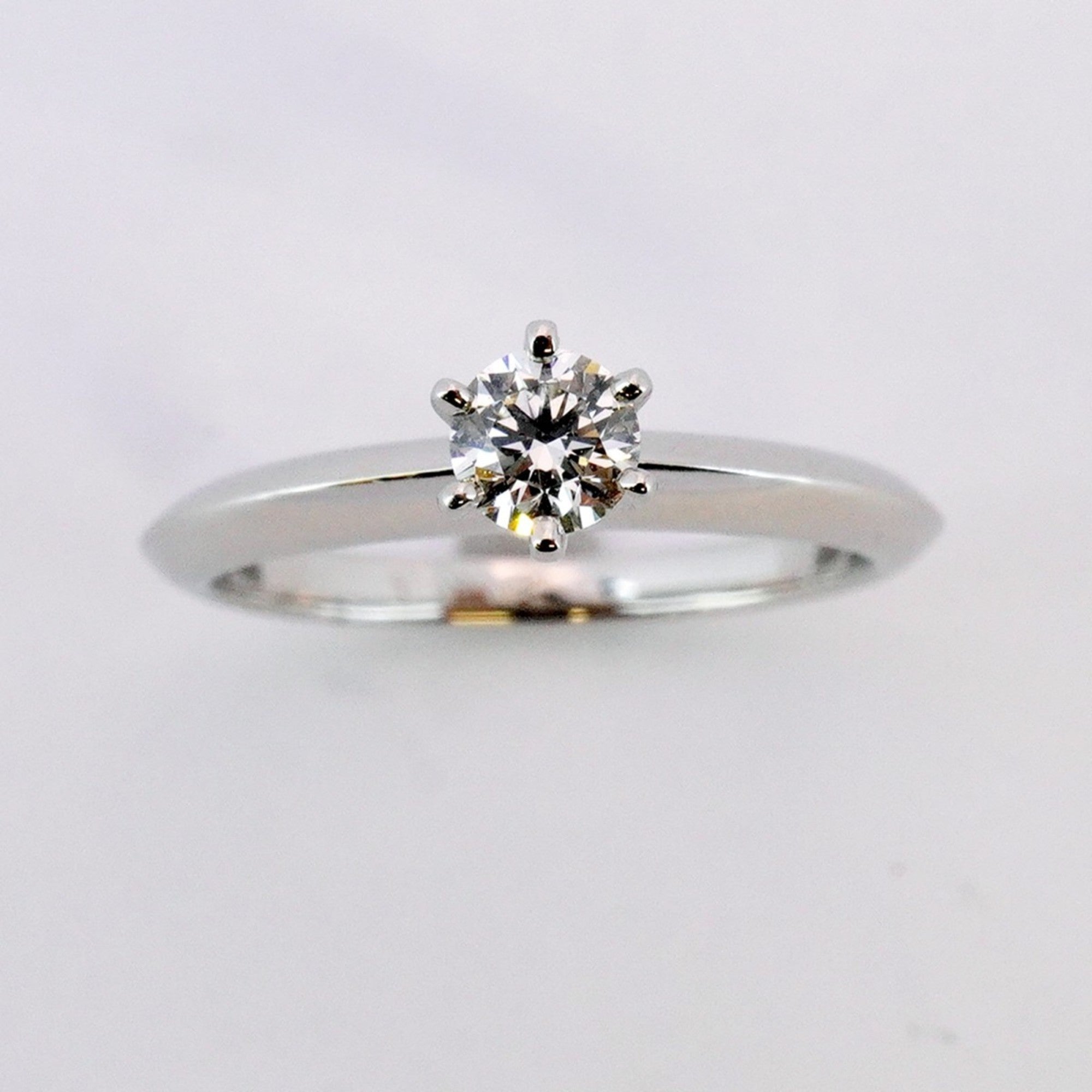 Solitaire Ring Platinum with Diamond