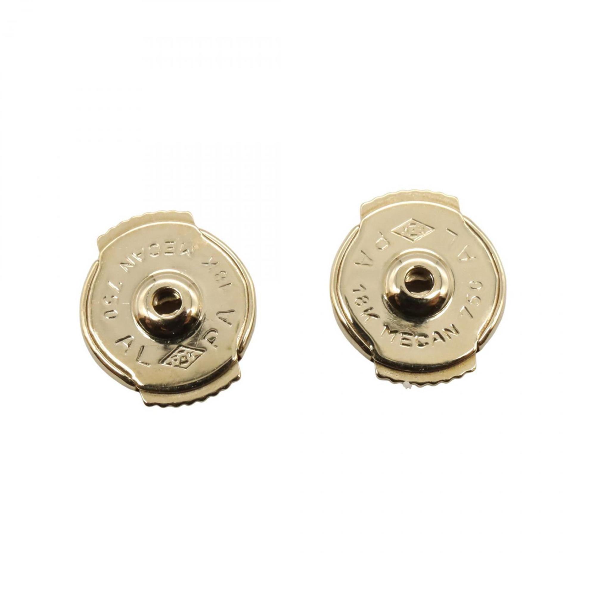 Sweet Alhambra Earrings 18K Yellow Gold and Onyx 18K Yellow Gold