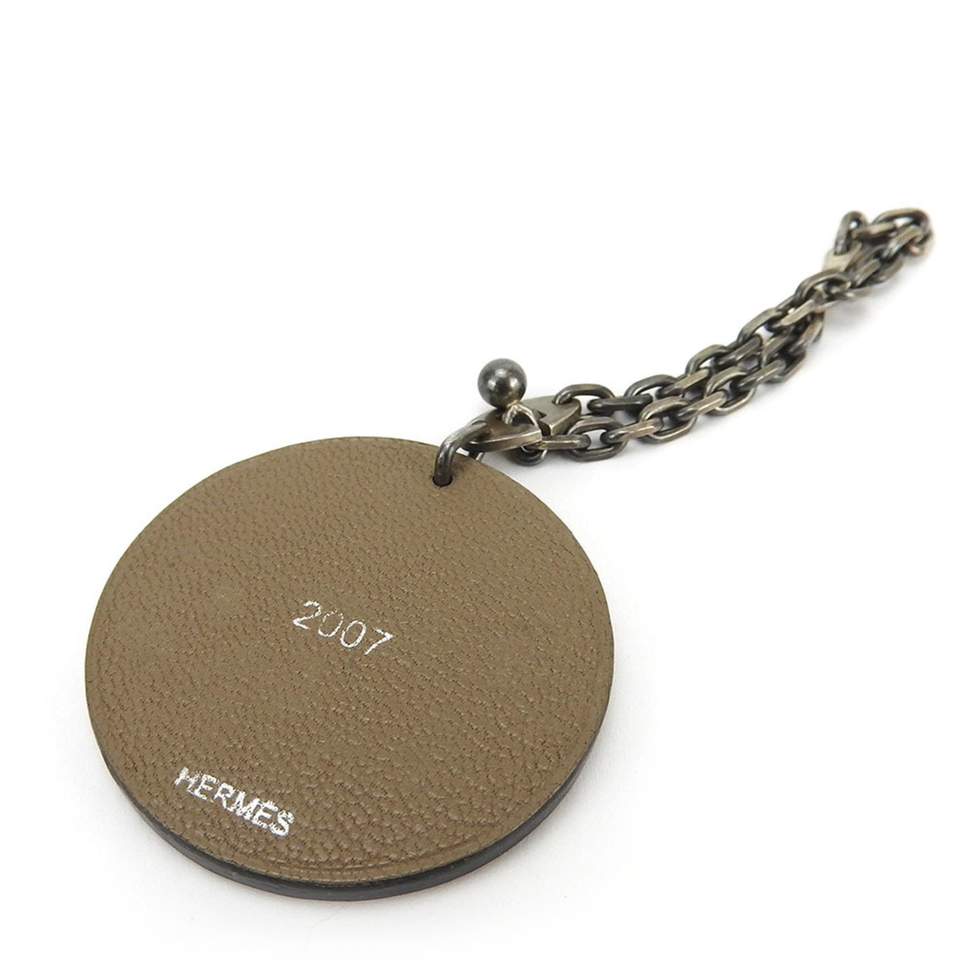 Charm Leather and Sterling Silver Handbag Charm