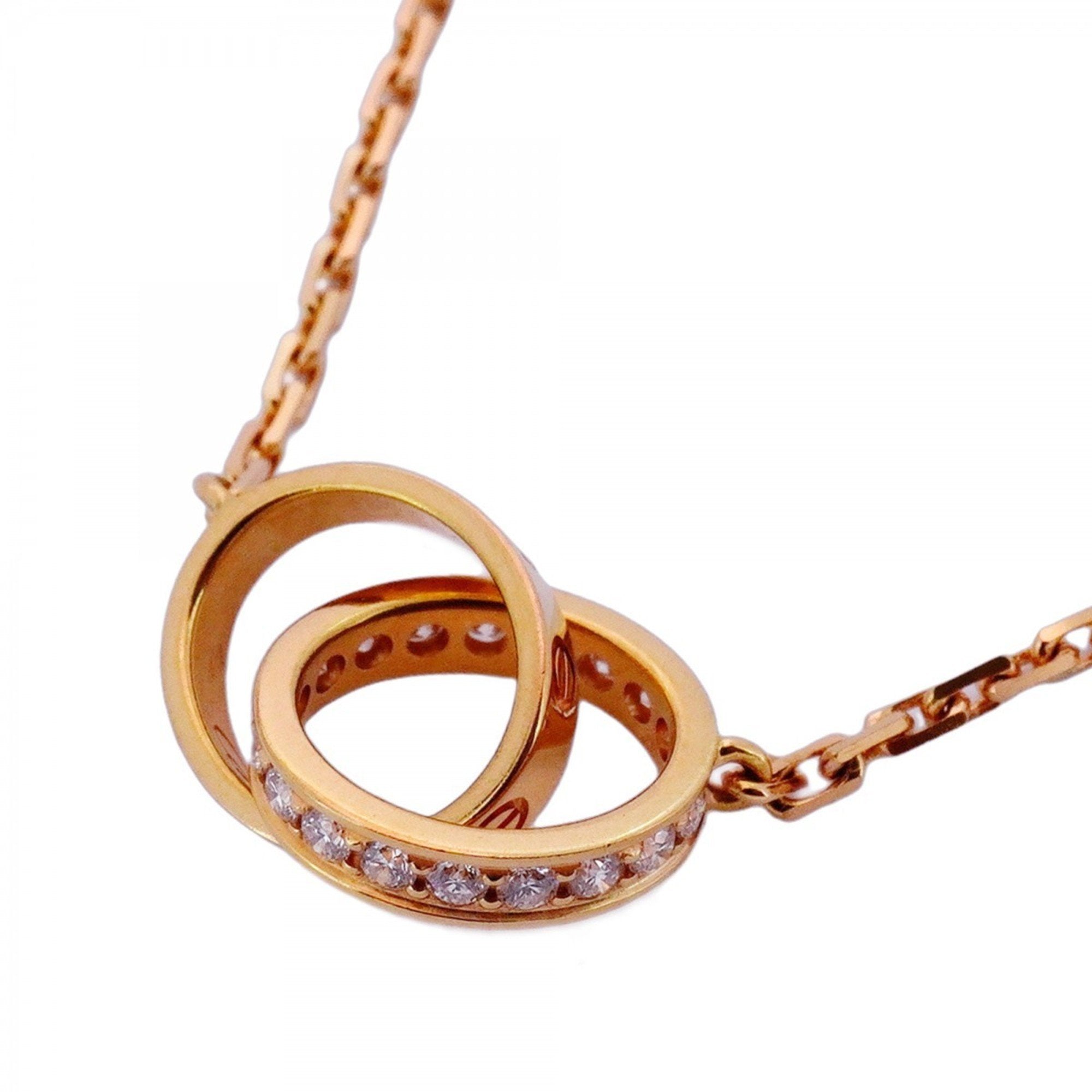 Pendant Necklace 18K Rose Gold with Diamond