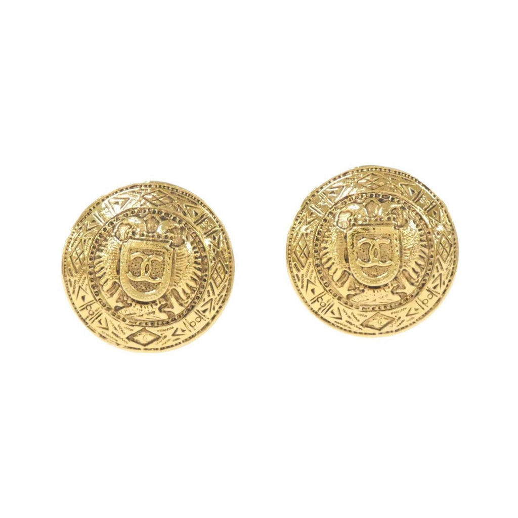 Clip-On Earrings Clip-On Gold-Tone Metal