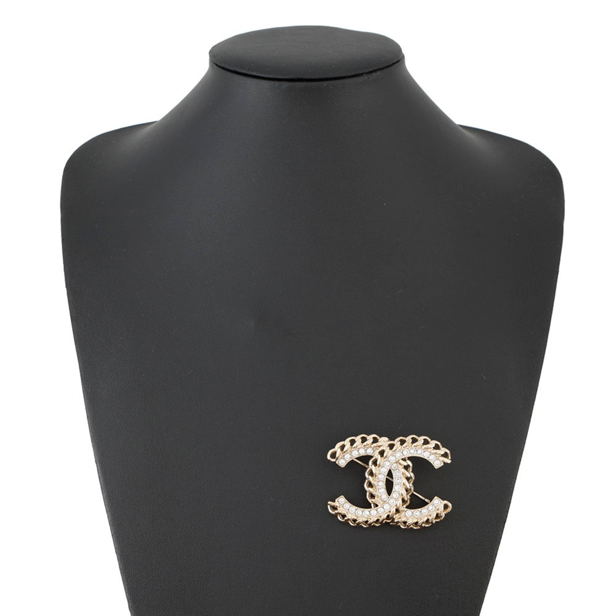 CC Logo Brooch Metal