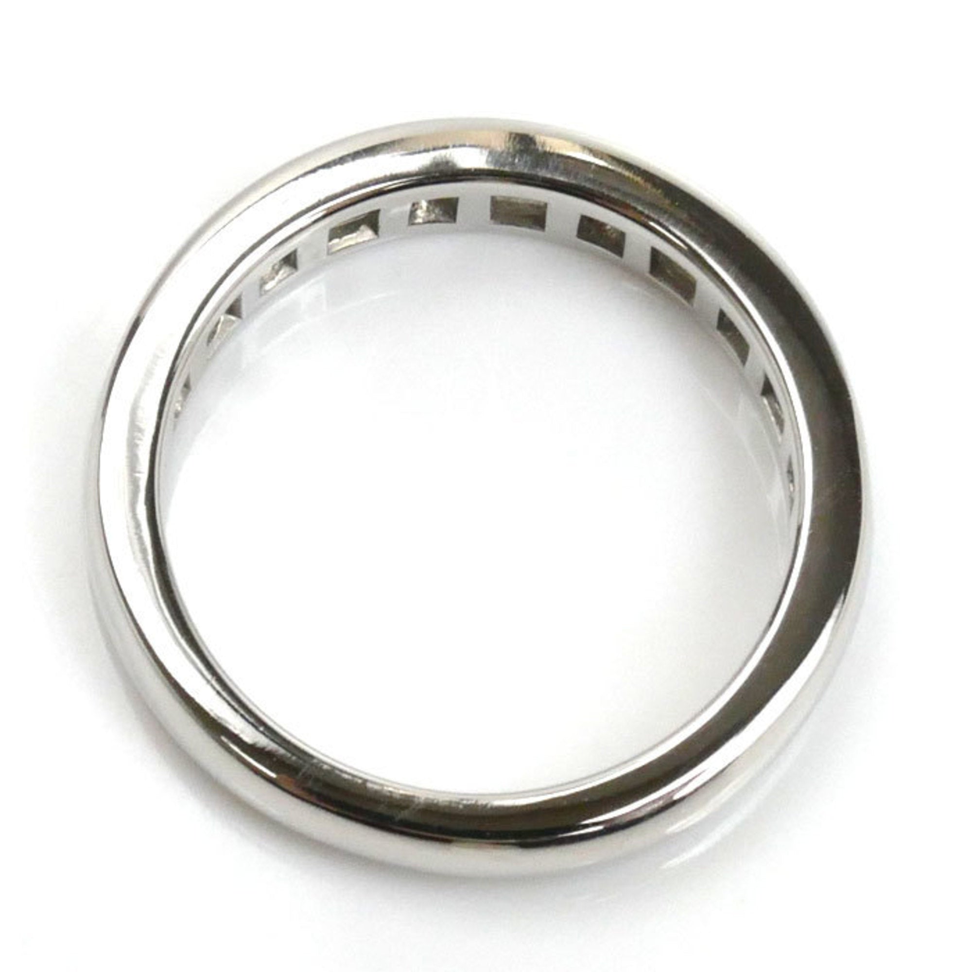 Band Ring Platinum with Diamond