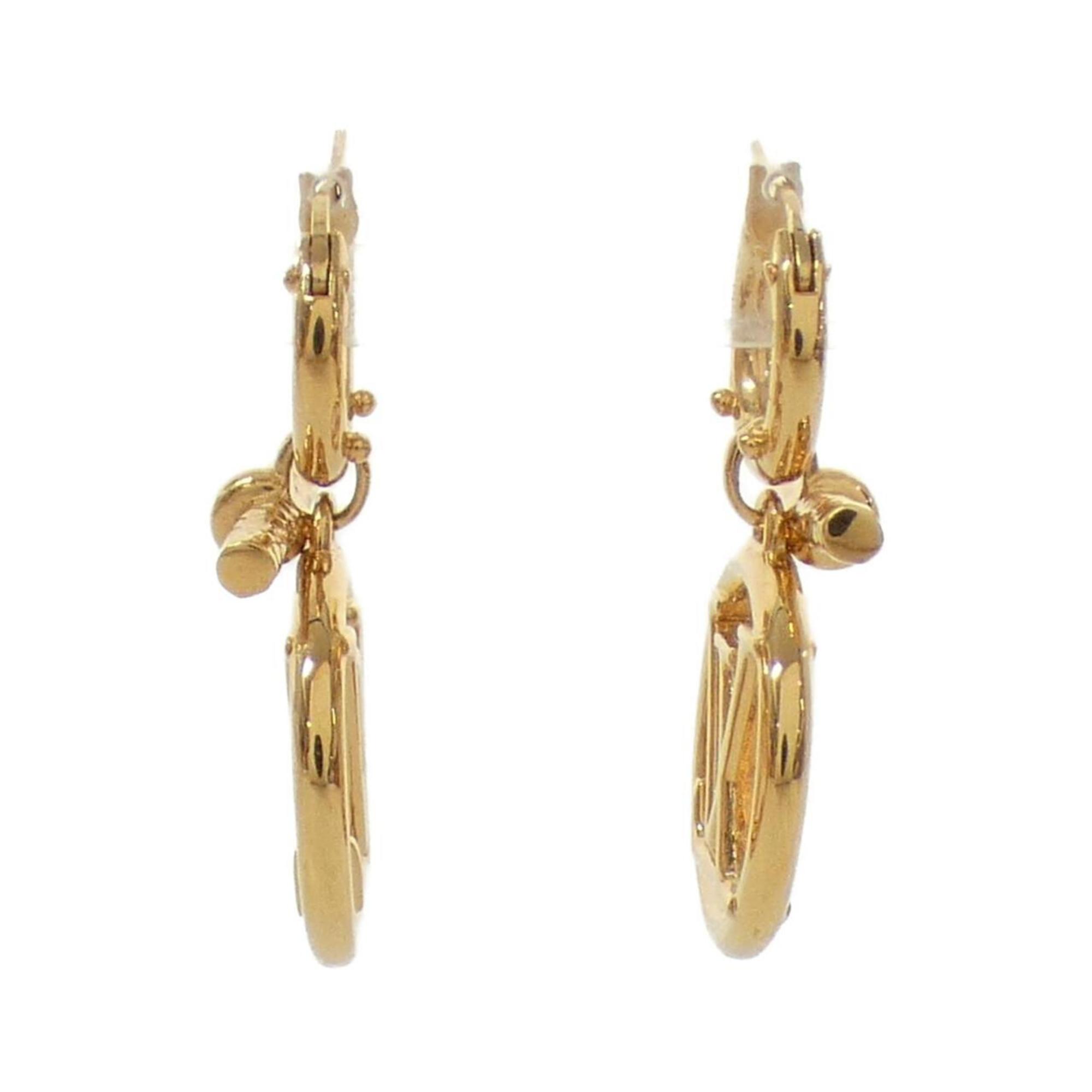 Earrings Gold-Tone Metal