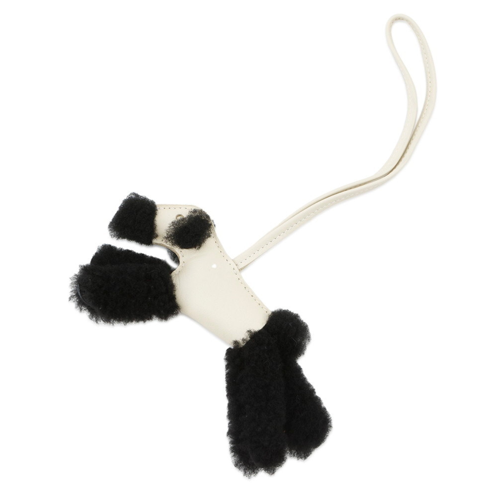 Buddy Charm Leather Black Handbag Charm