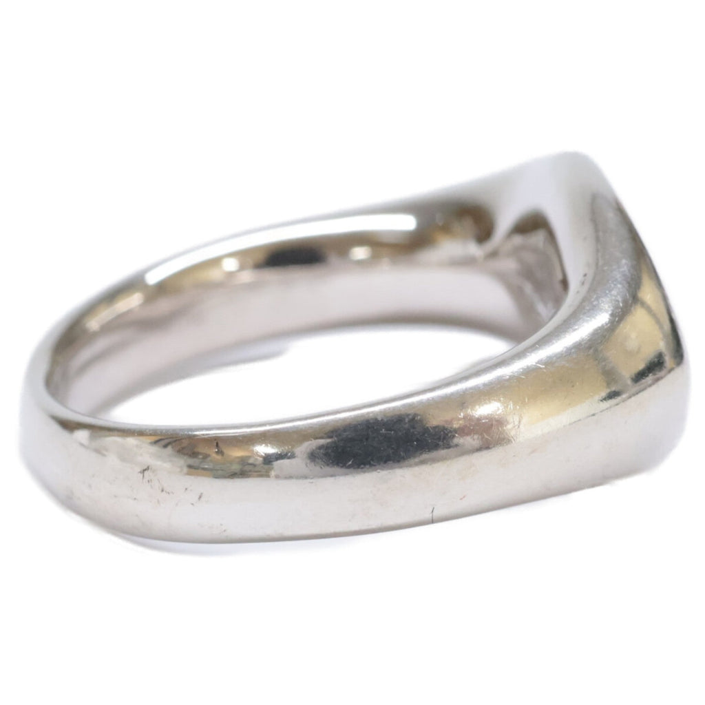 Vintage Oval Signet Ring Sterling Silver