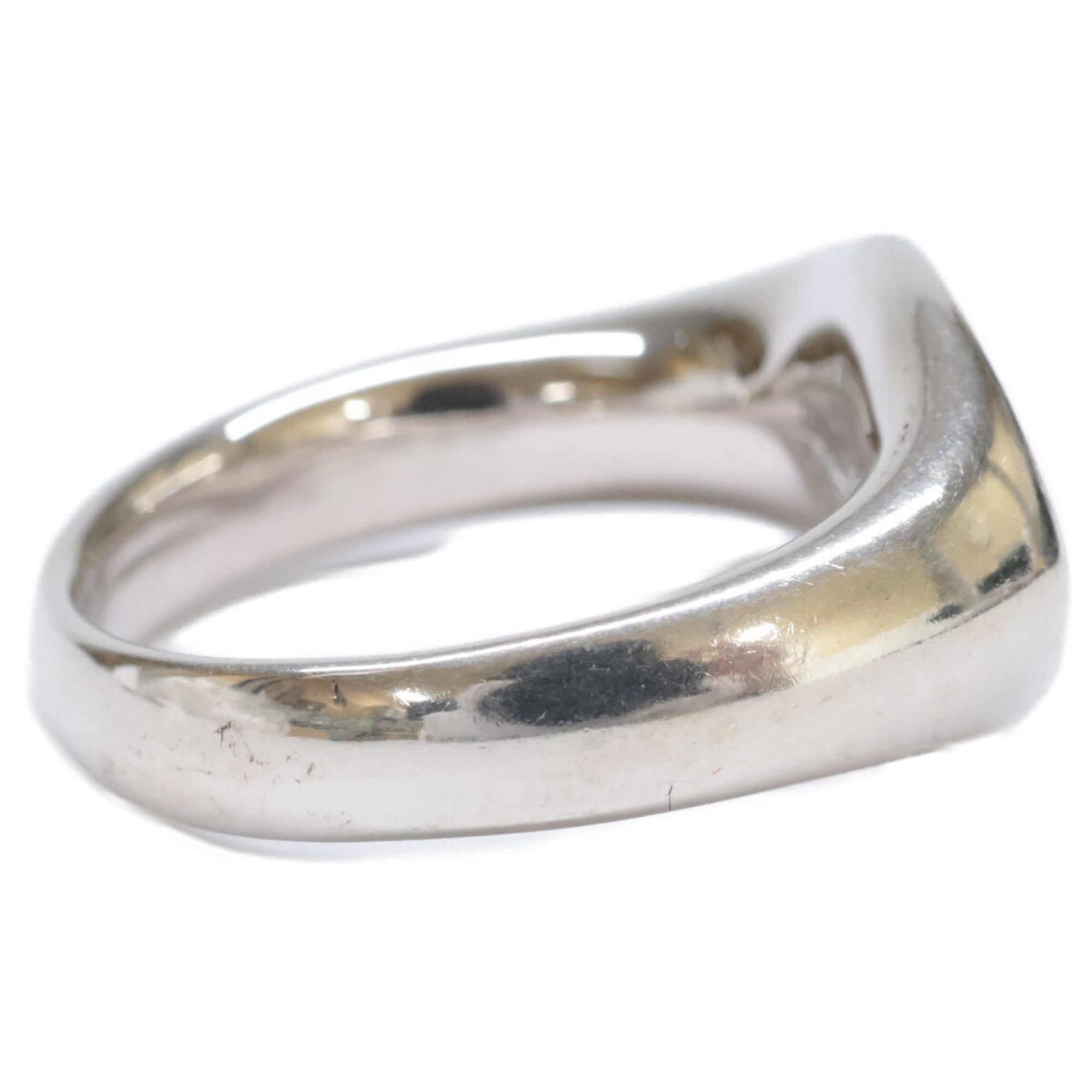 Vintage Oval Signet Ring Sterling Silver