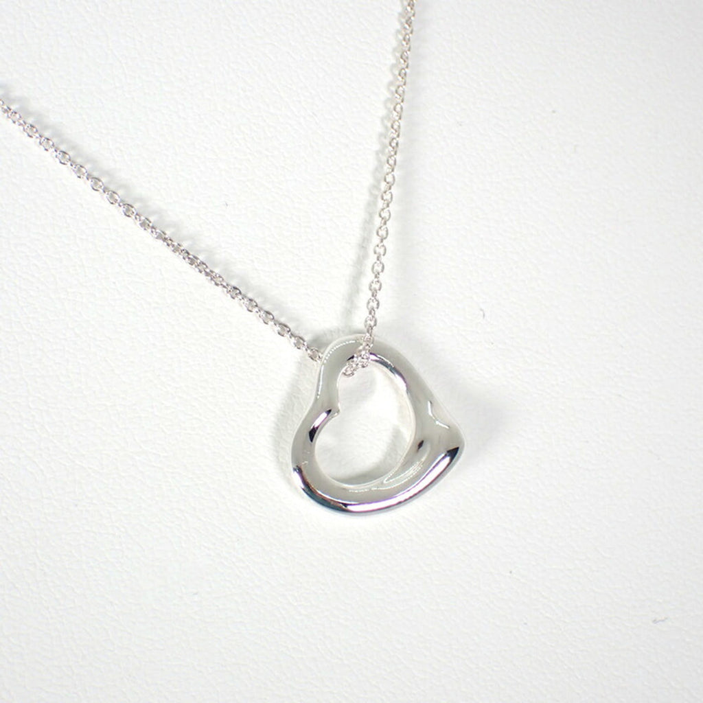 Heart Pendant Necklace Sterling Silver