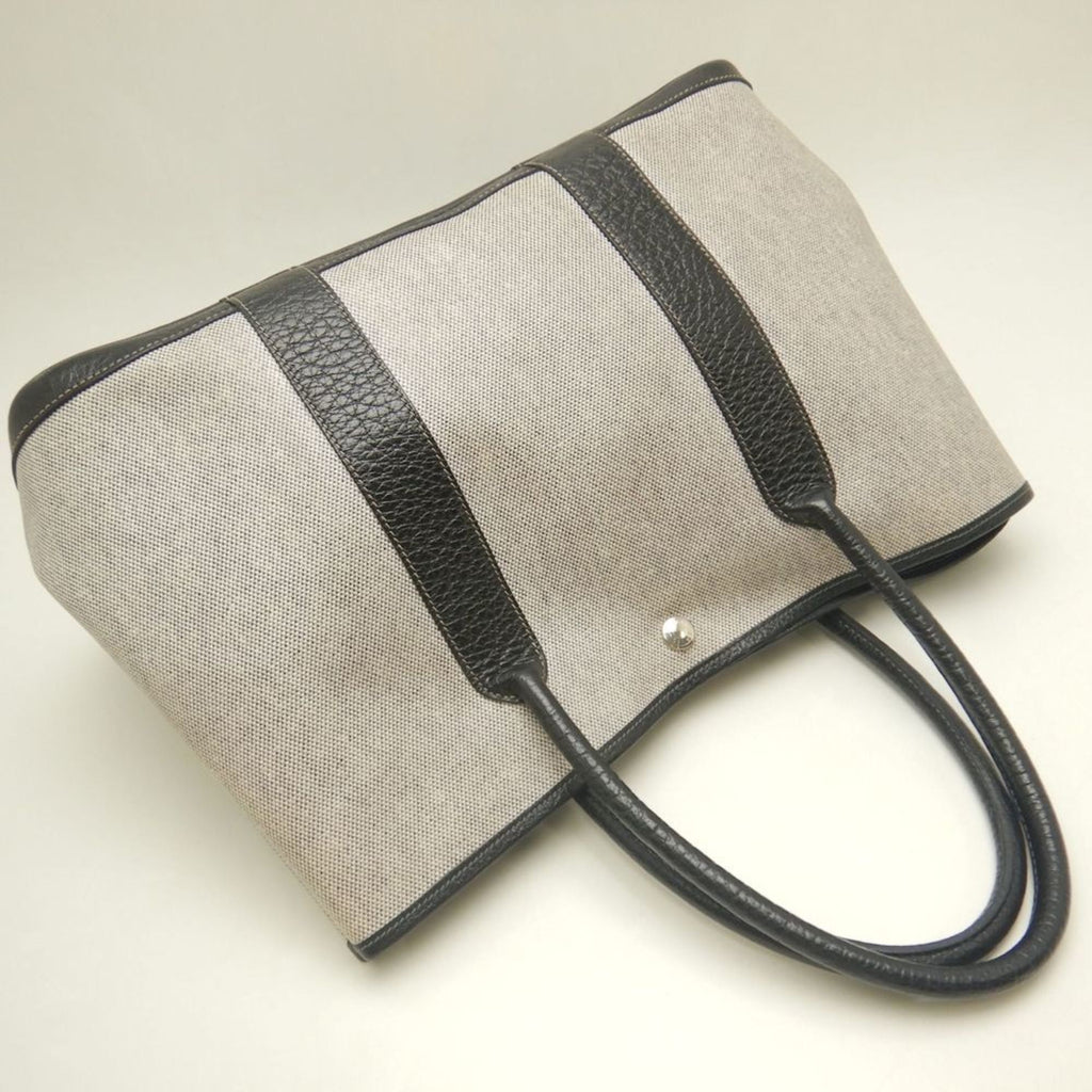 Garden Party Tote Toile and Leather 36