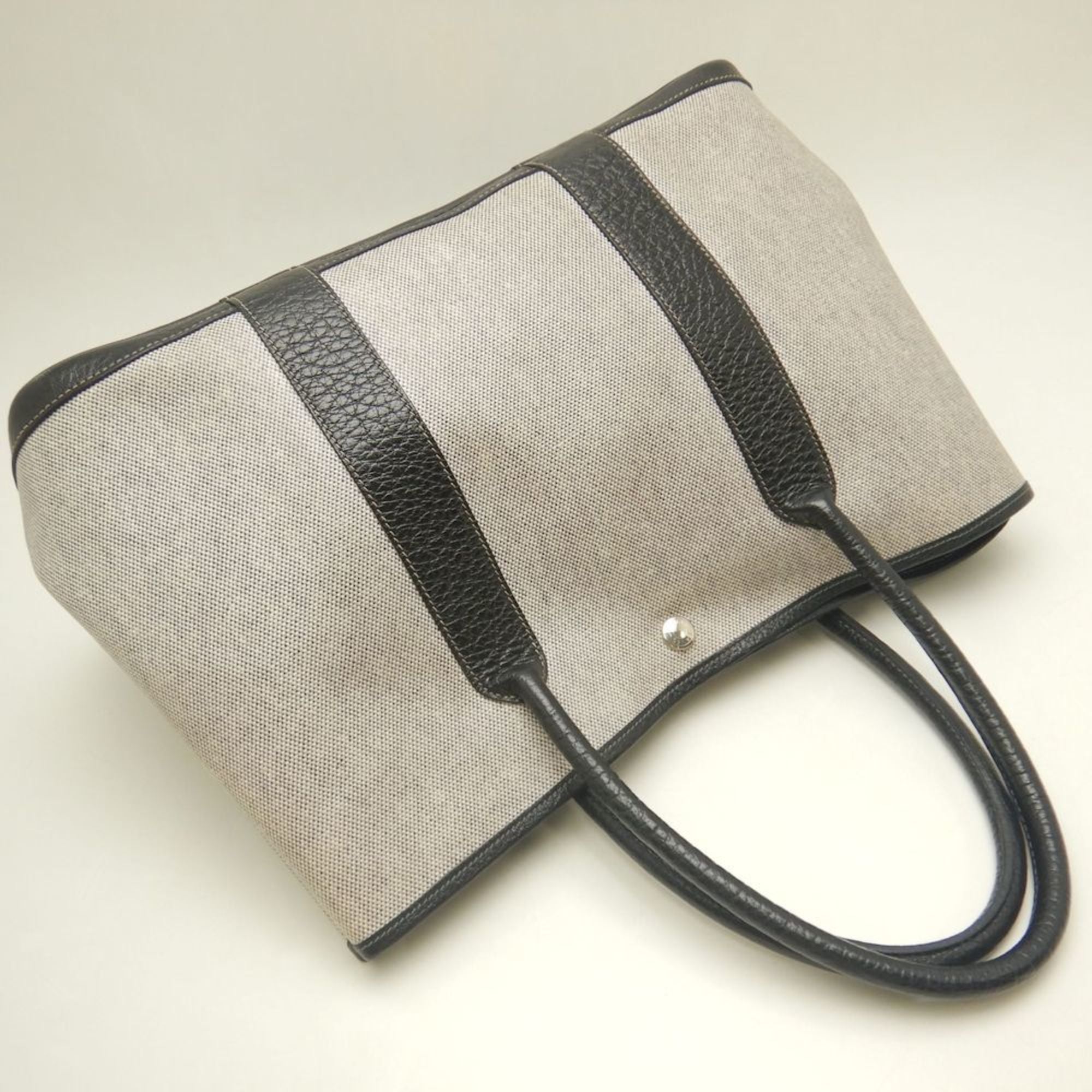 Garden Party Tote Toile and Leather 36
