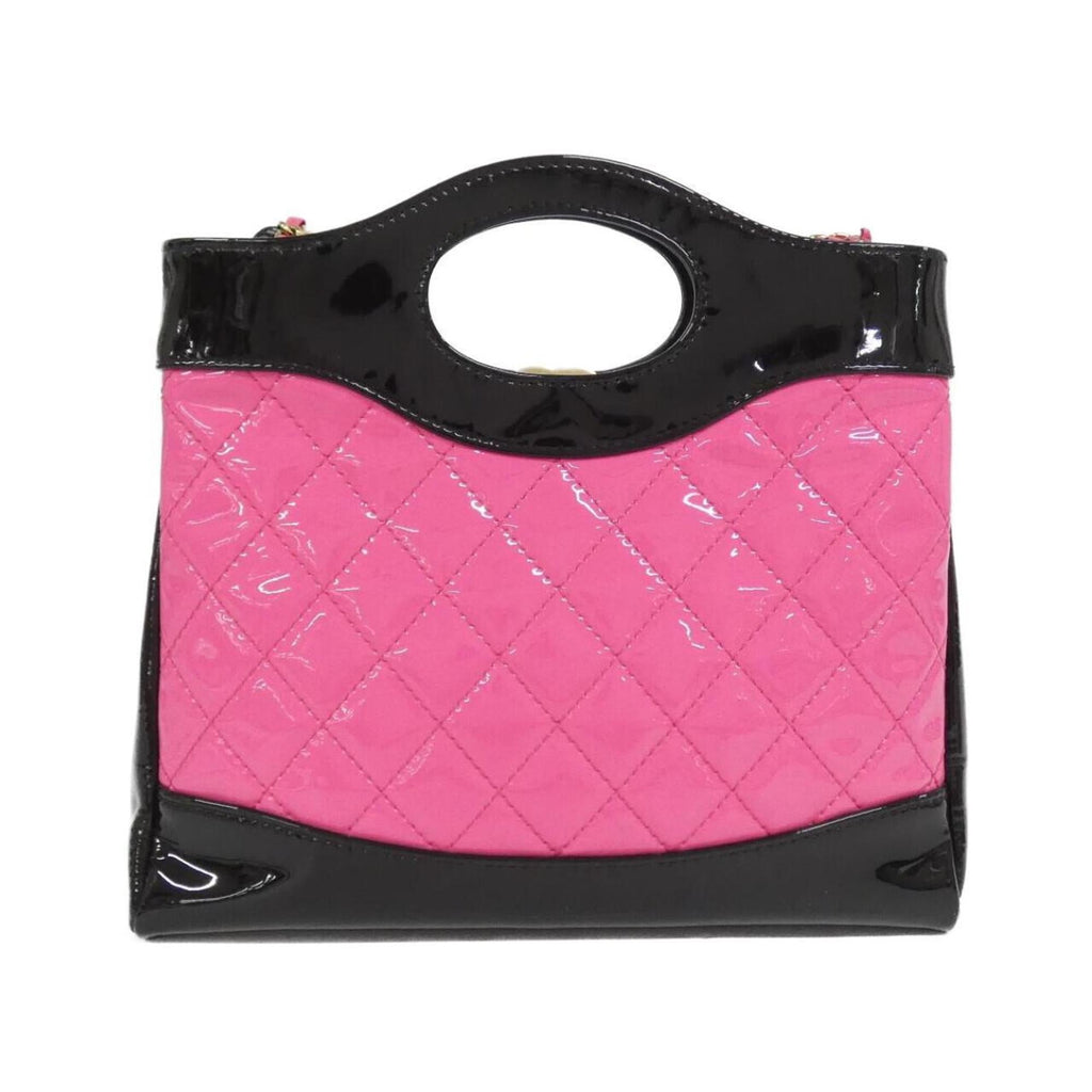 31 Shopping Bag Quilted Patent Mini