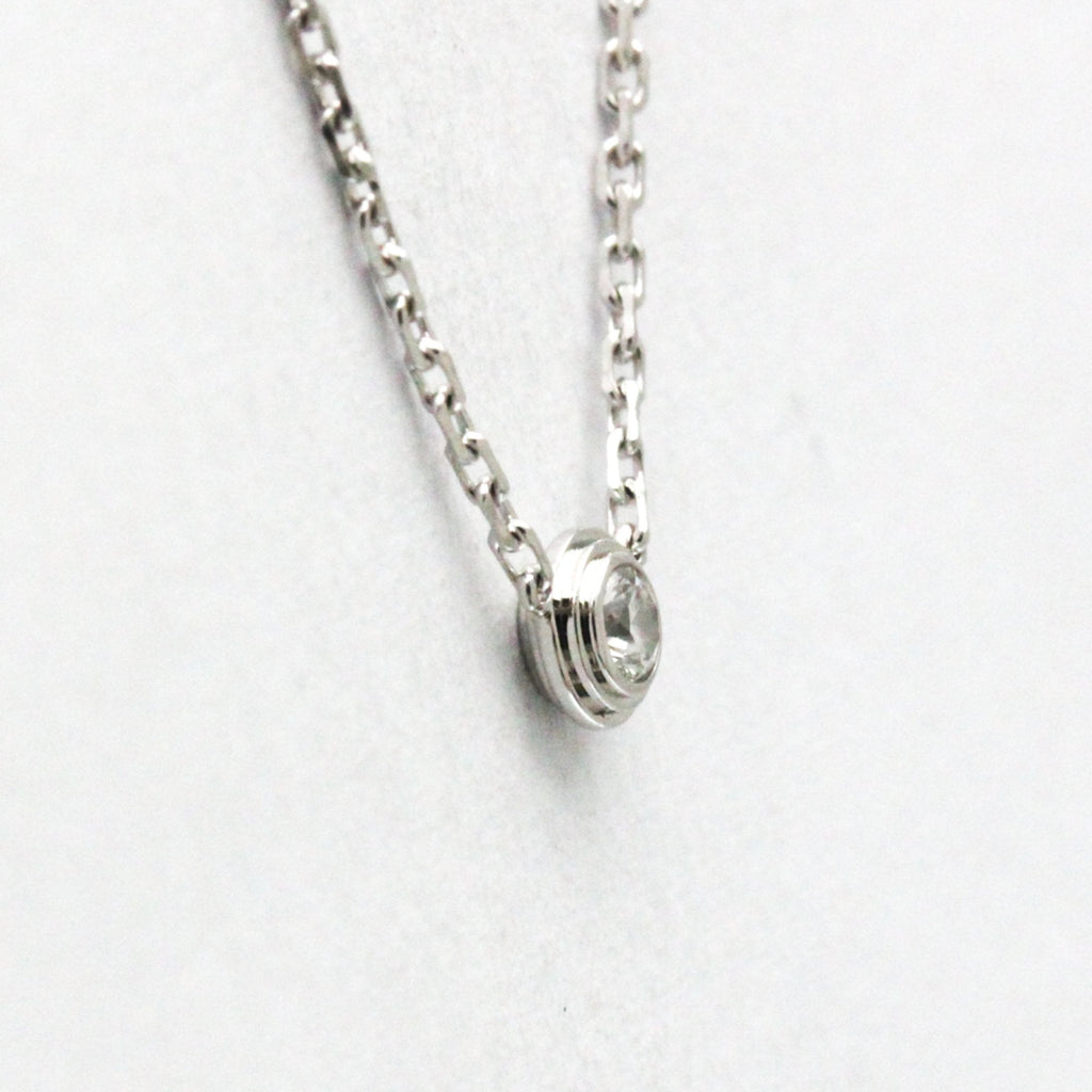 Pendant Necklace 18K White Gold With Diamond