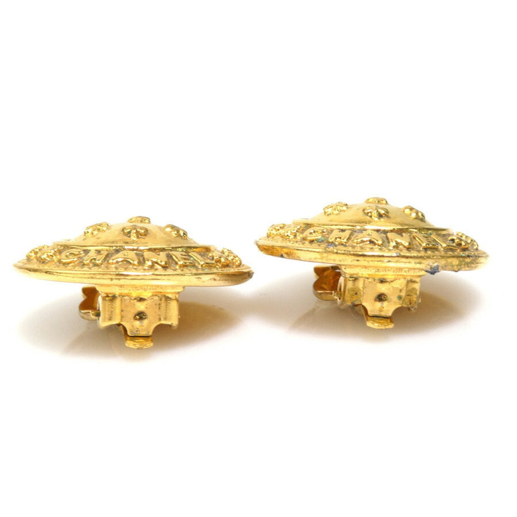 Earrings Gold-Tone Metal
