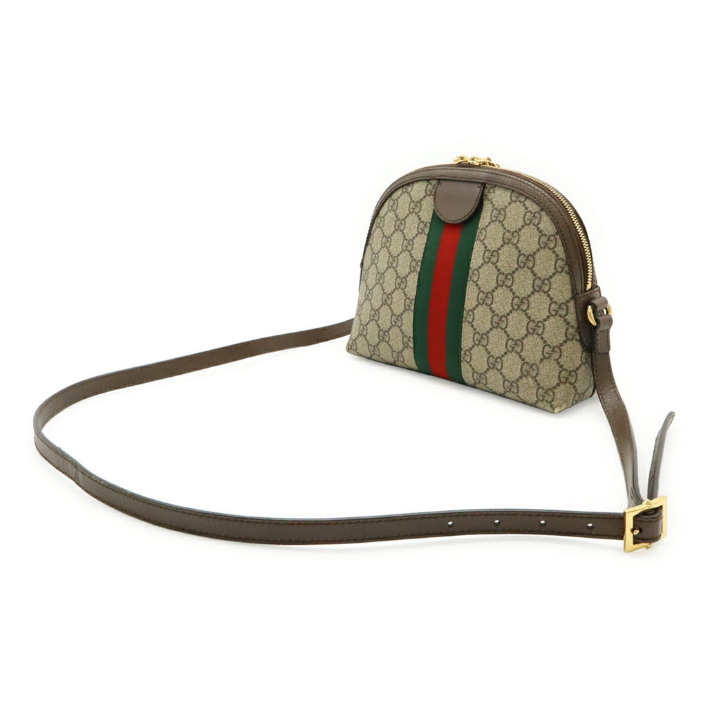 Ophidia Dome Shoulder Bag GG Coated Canvas Small