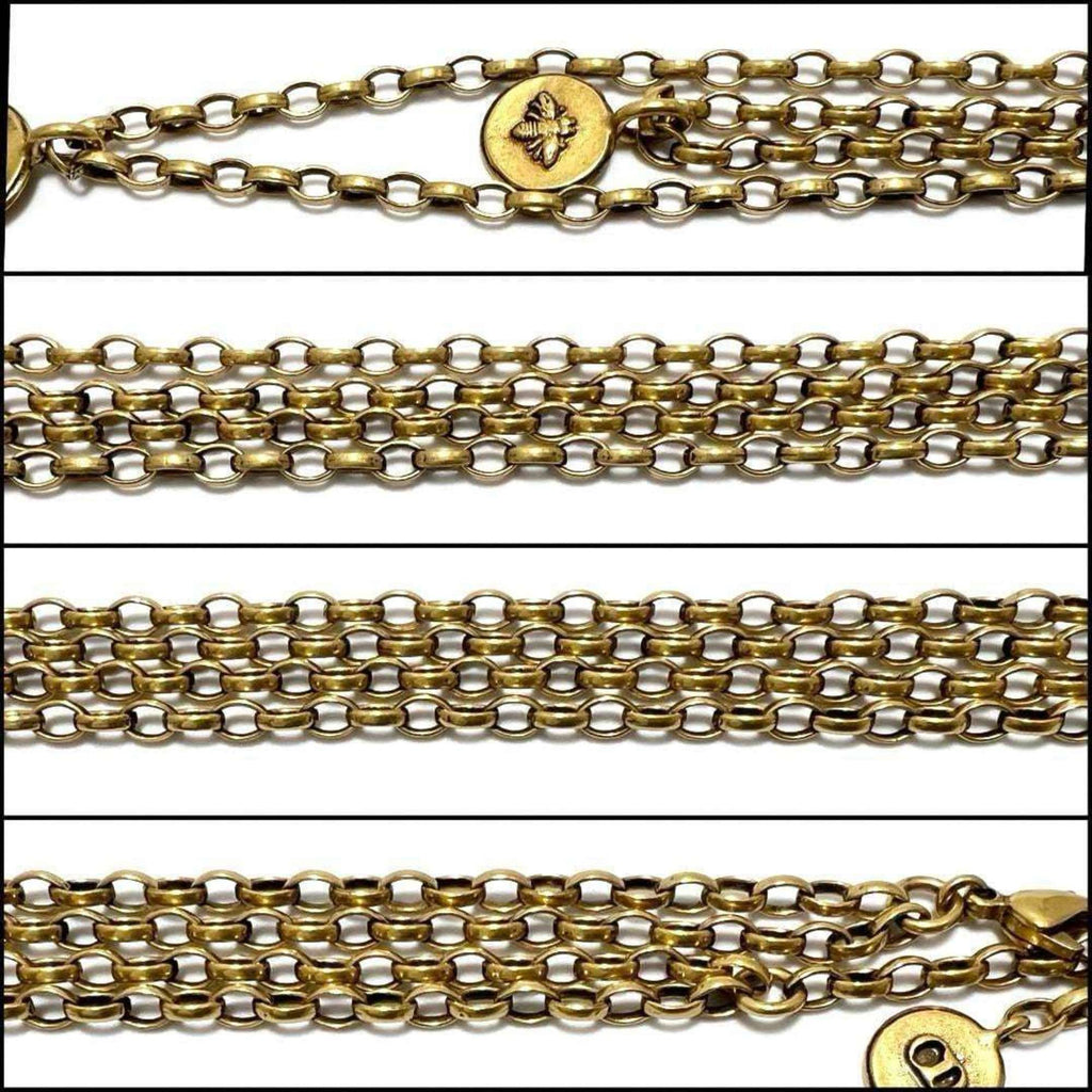 Pendant Necklace Metal Double Layer J'Adior