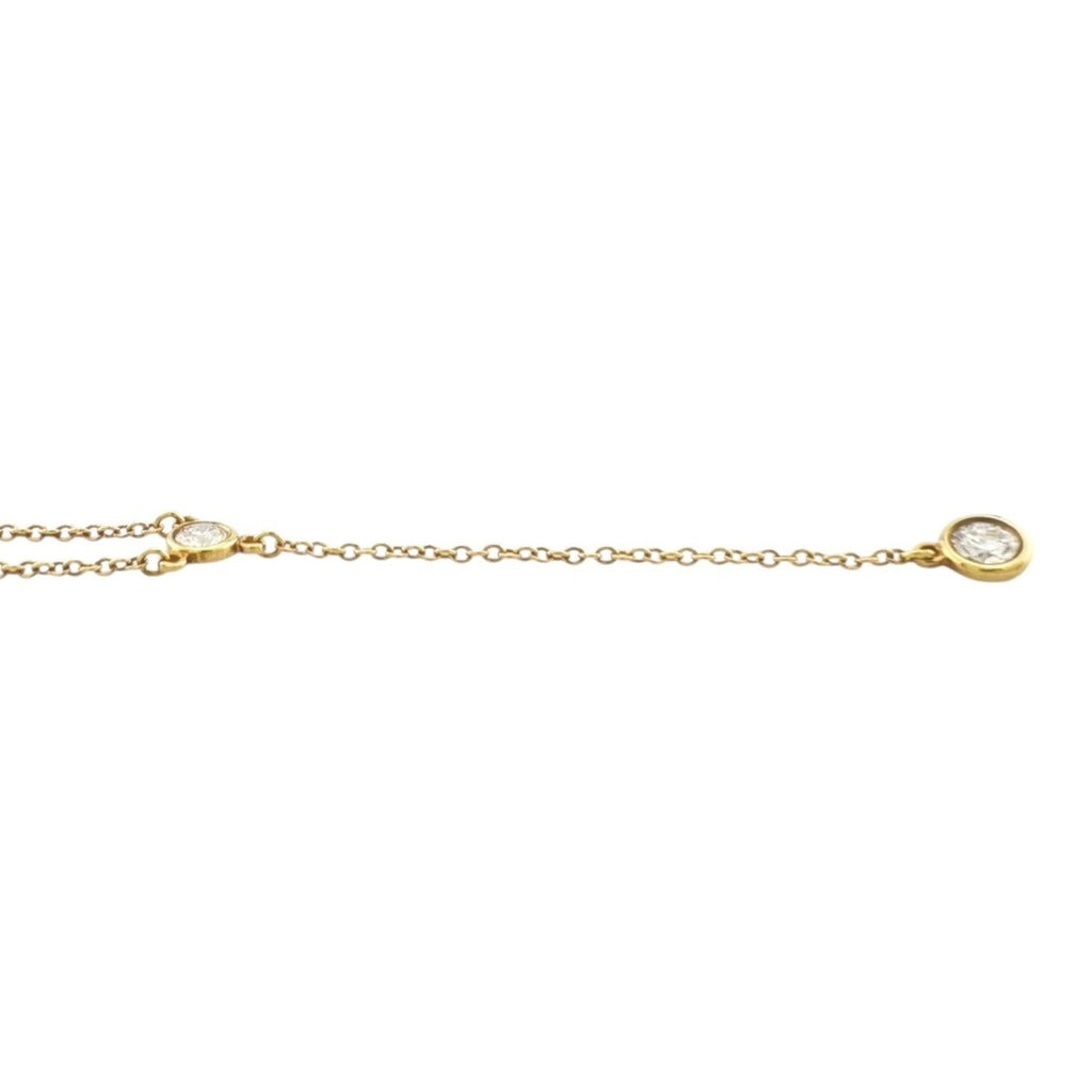 Elsa Peretti Diamonds By The Yard Pendant Necklace and Diamond 0.08CT