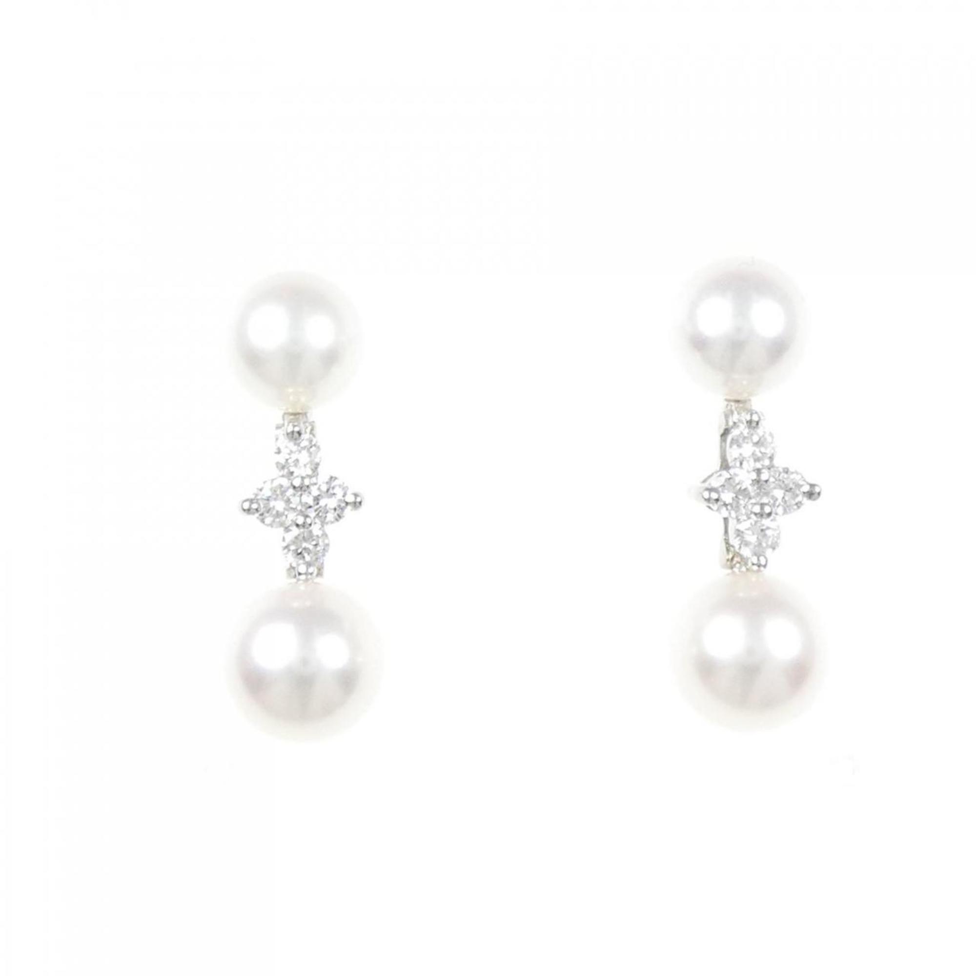 Earrings Pearl Platinum