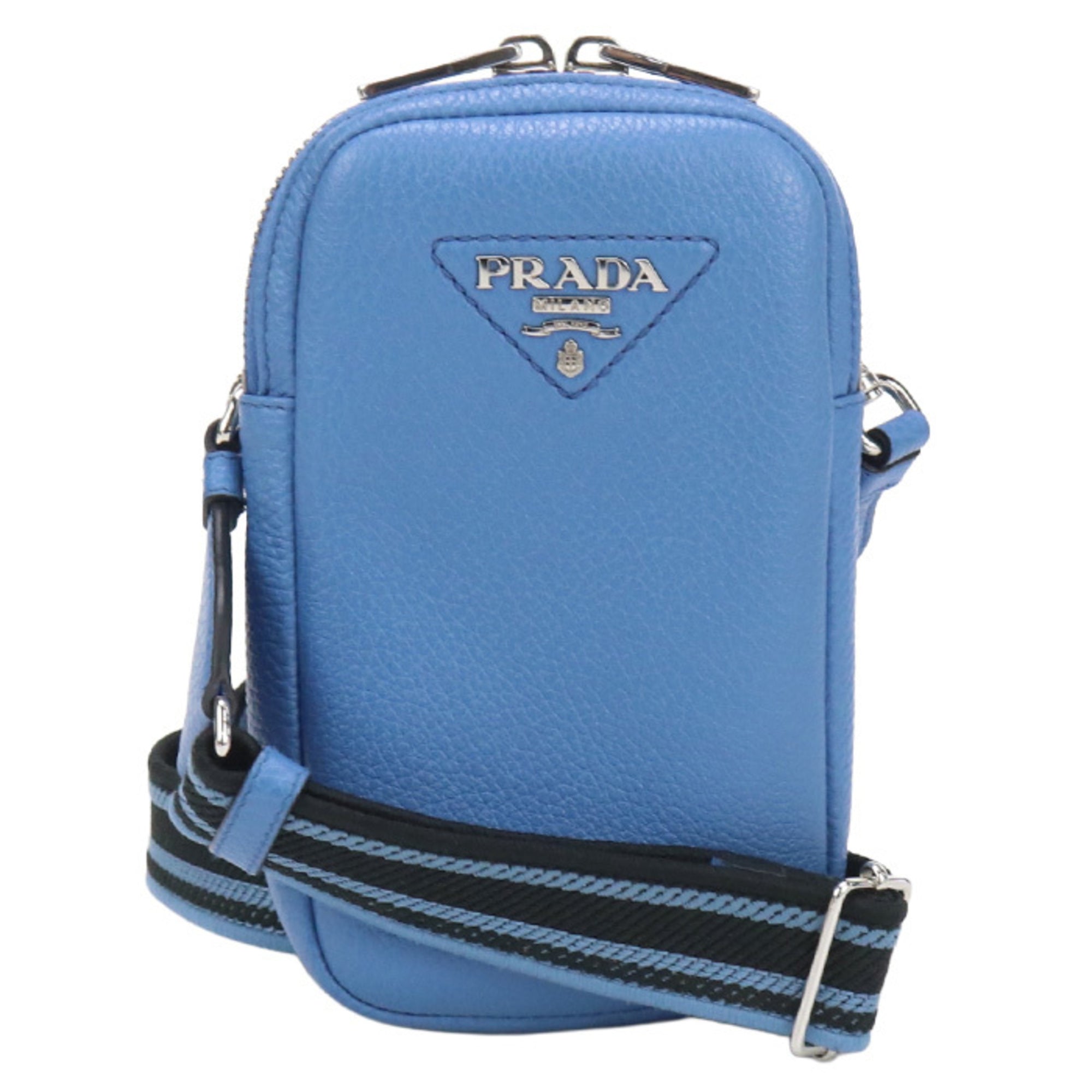 Flou Zipped Top Handle Bag Vitello Daino Small