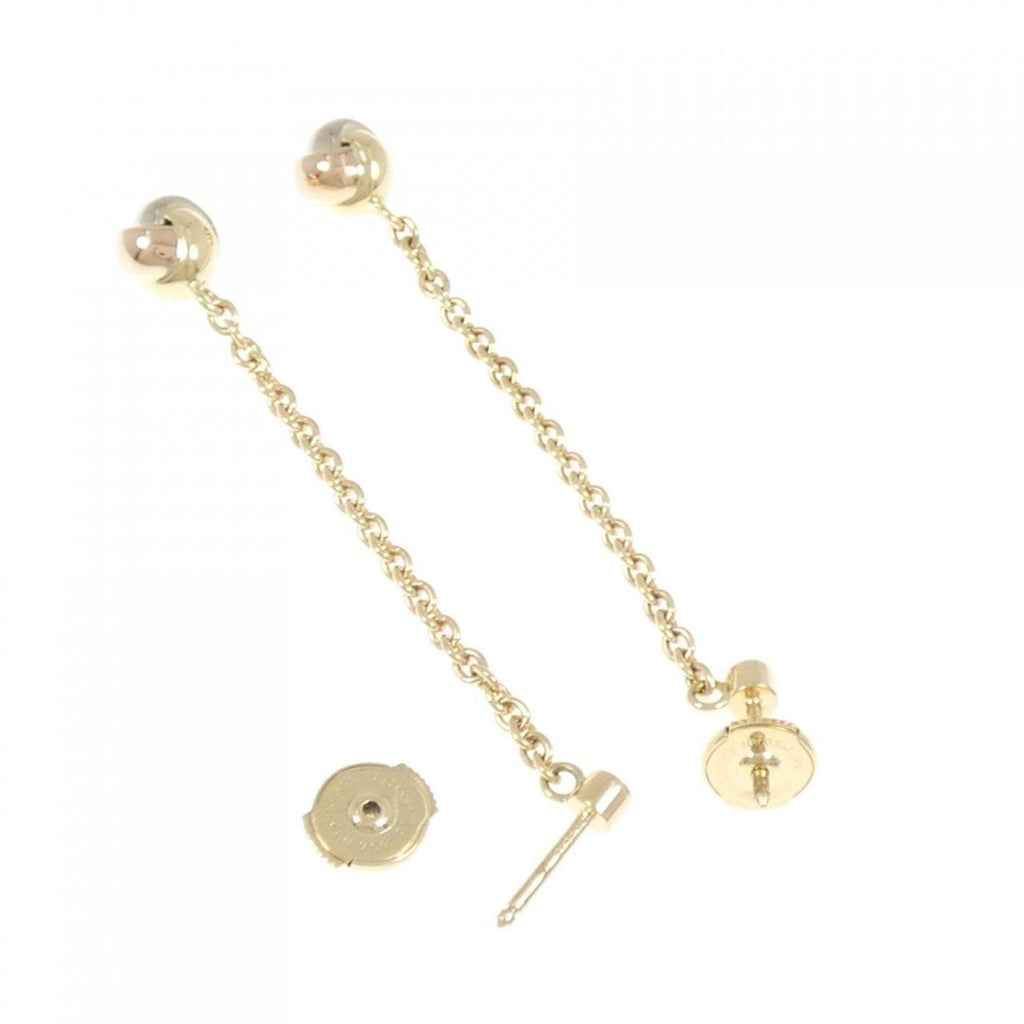 Trinity Earrings 18K Tricolor Gold