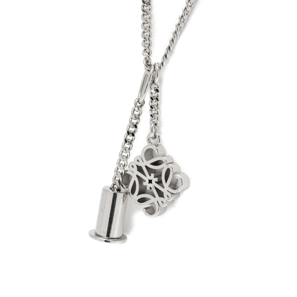 Pendant Necklace Brass and Palladium