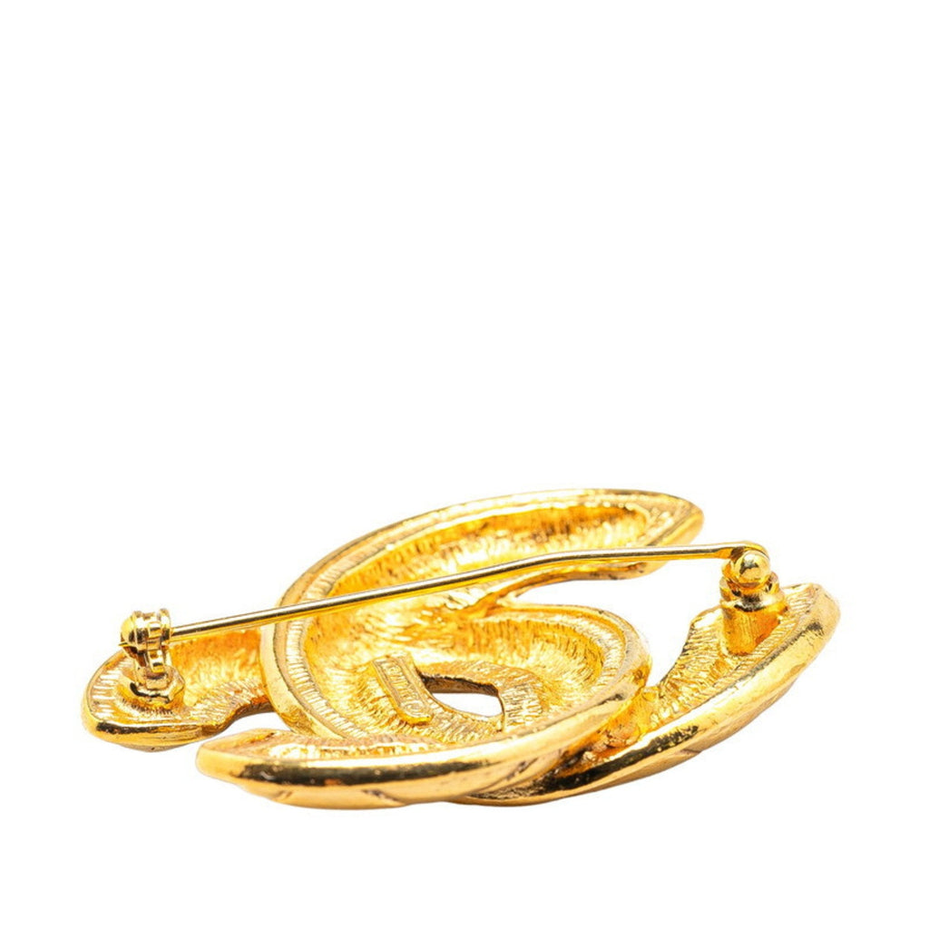 CC Logo Brooch Metal