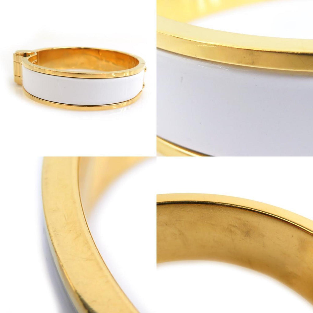 Charnière Bangle Enamel and Metal Mini Bracelet
